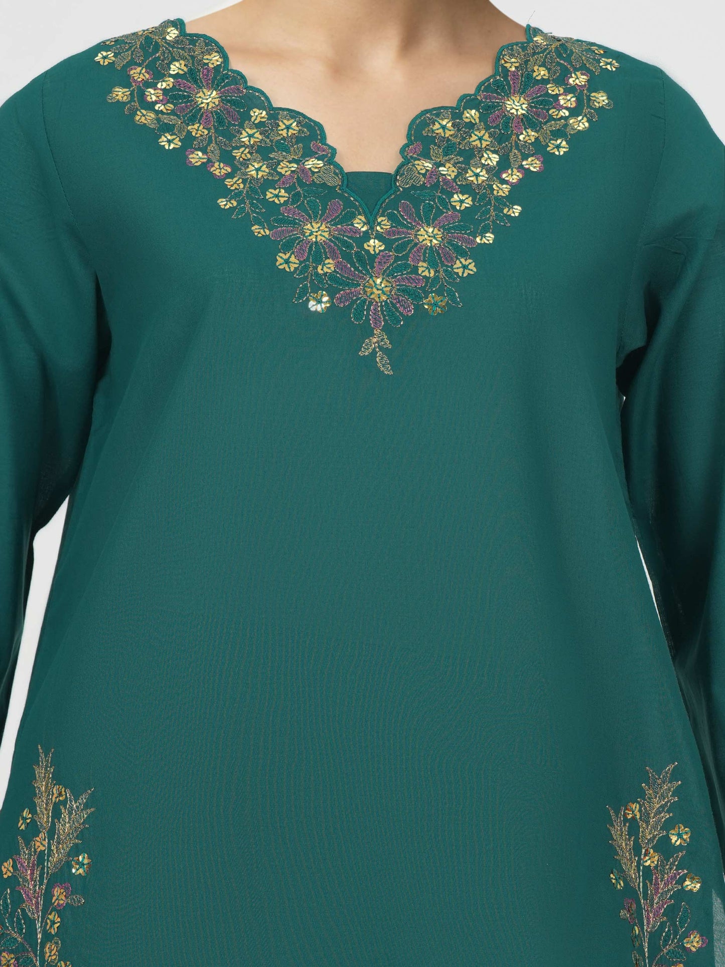 2 Piece Lawn Suit- Embroidered (Pret)