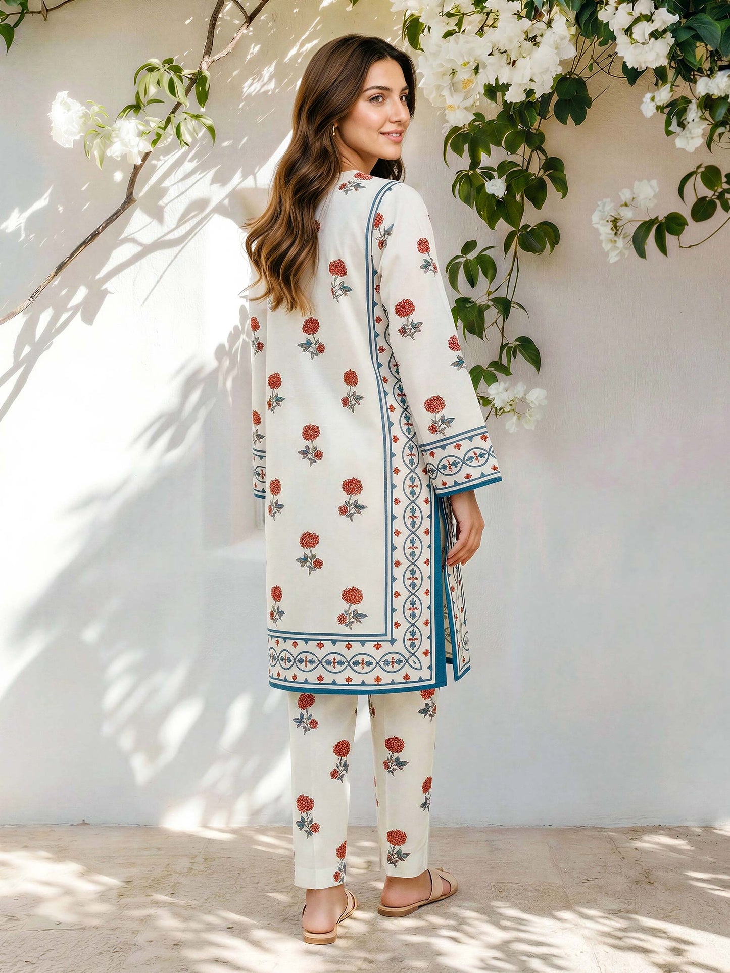 2 Piece Cambric Suit (Pret)