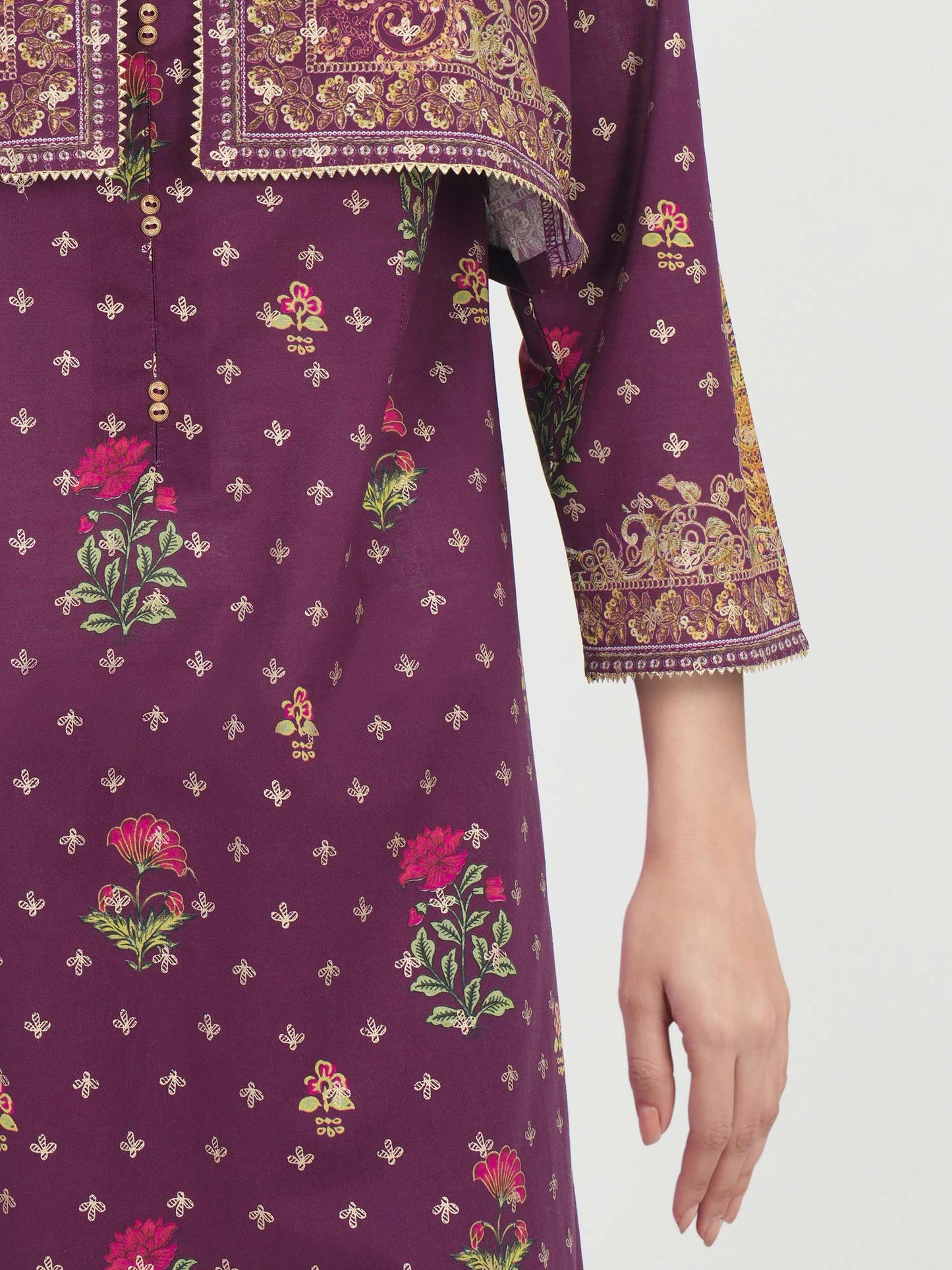 2 Piece Cambric Suit (Pret)