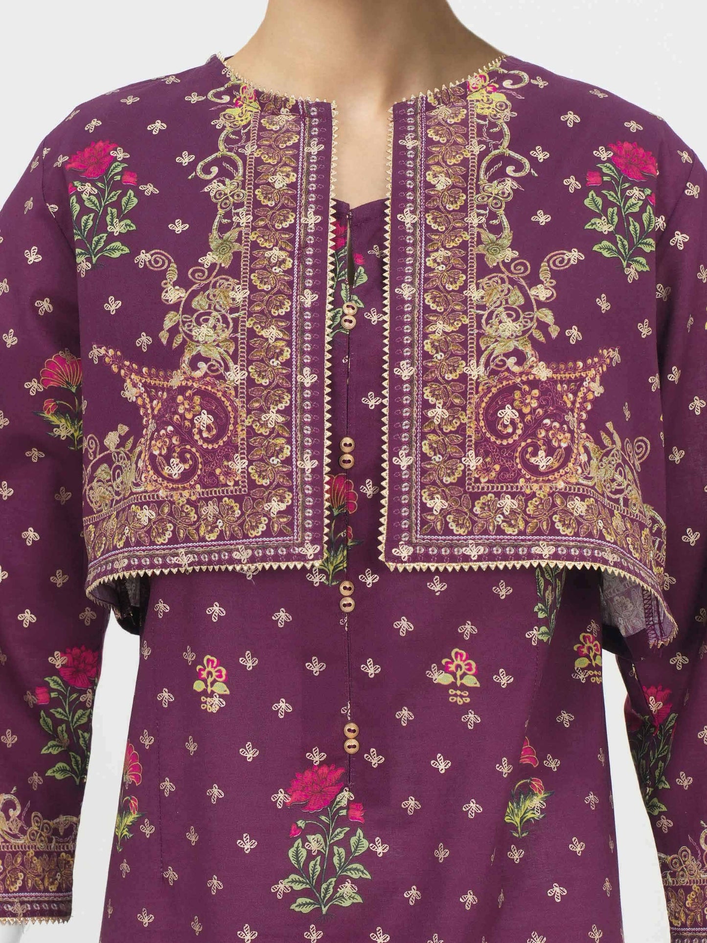 2 Piece Cambric Suit (Pret)