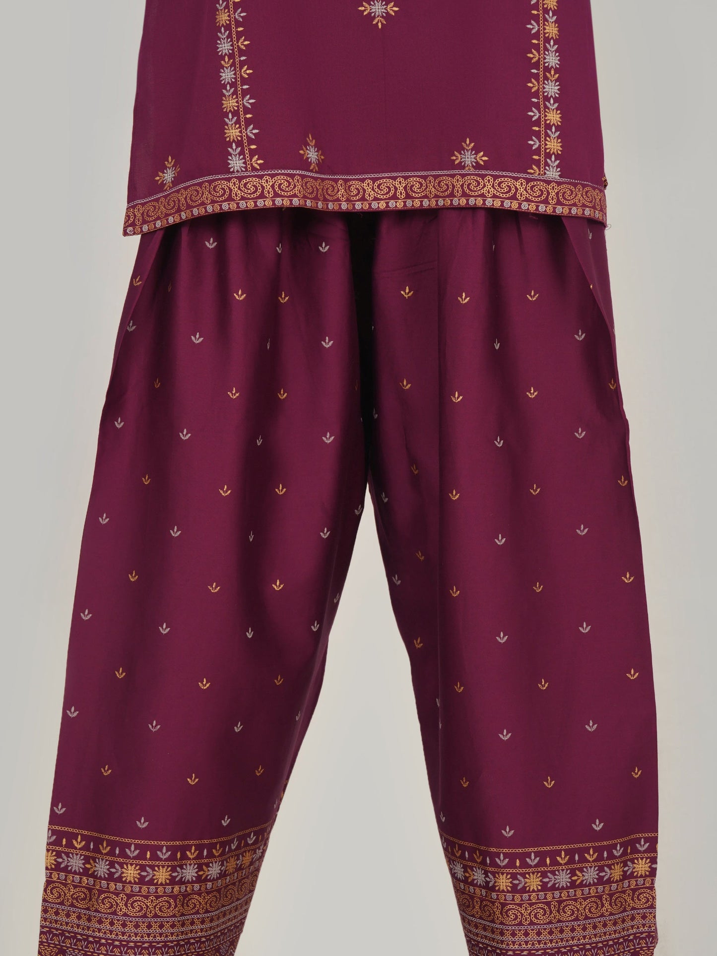 2 Piece Satin Suit (Pret)
