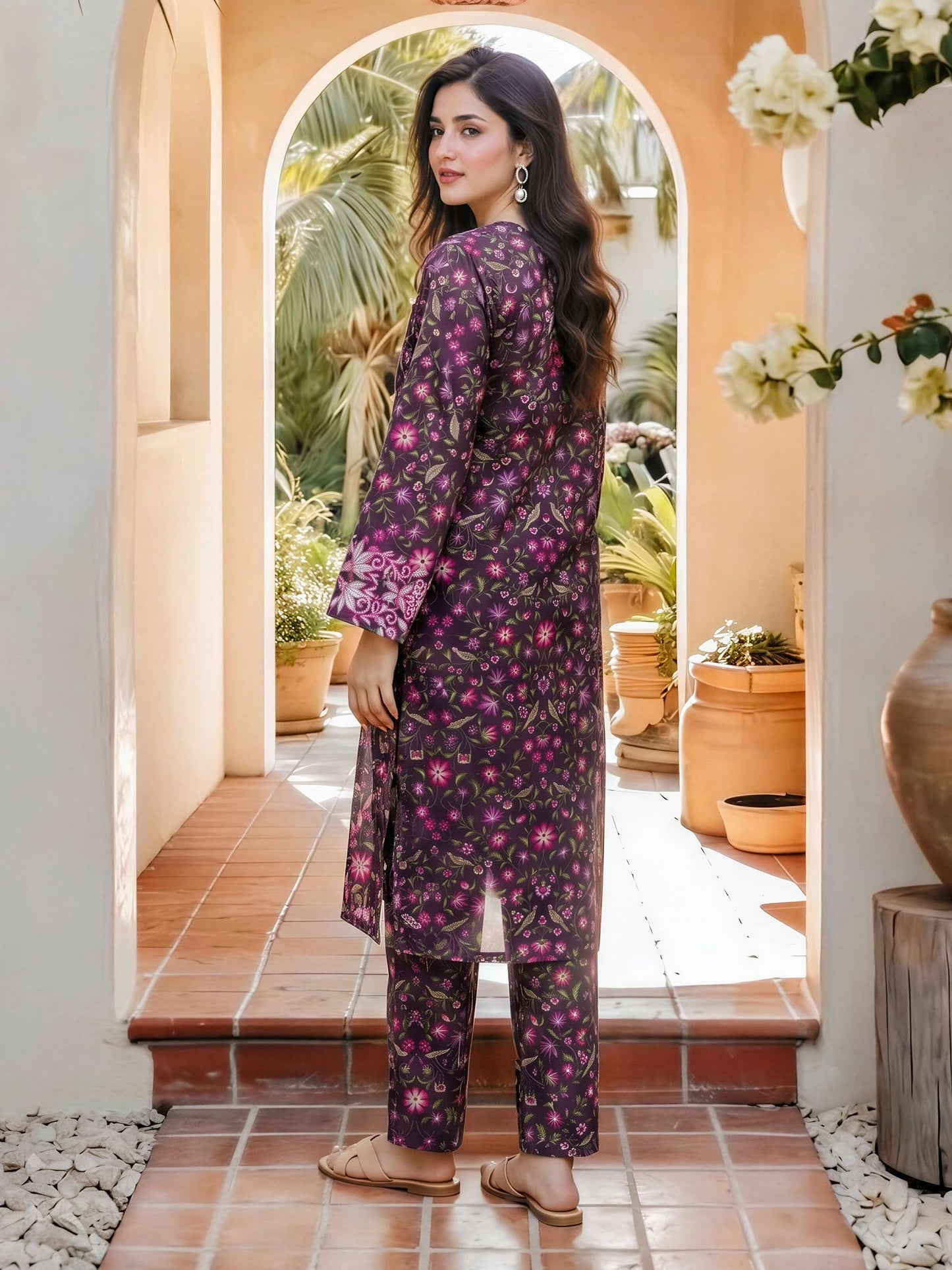 2 Piece Lawn Suit- Embroidered (Pret)
