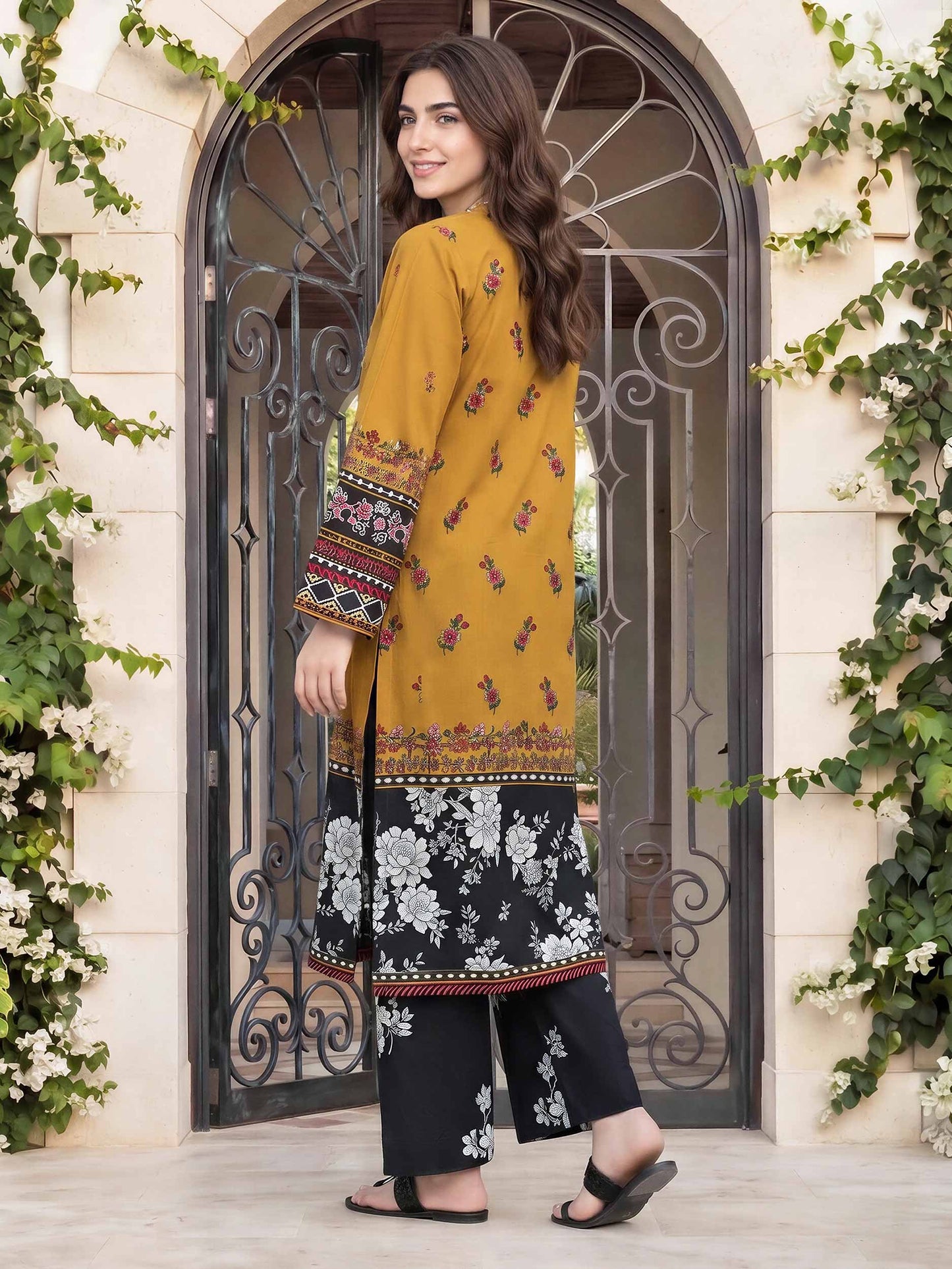 2 Piece Viscose Cotton Suit (Pret)