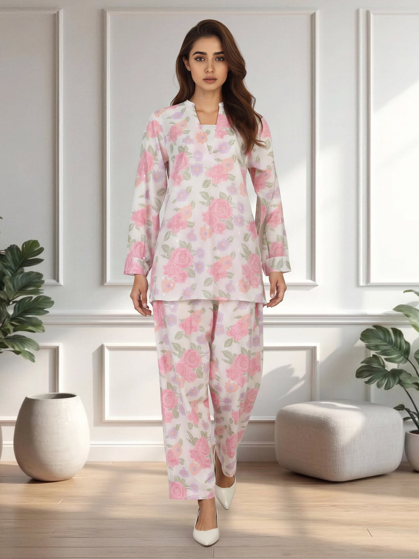 Grip Co-ord Set- Embellished