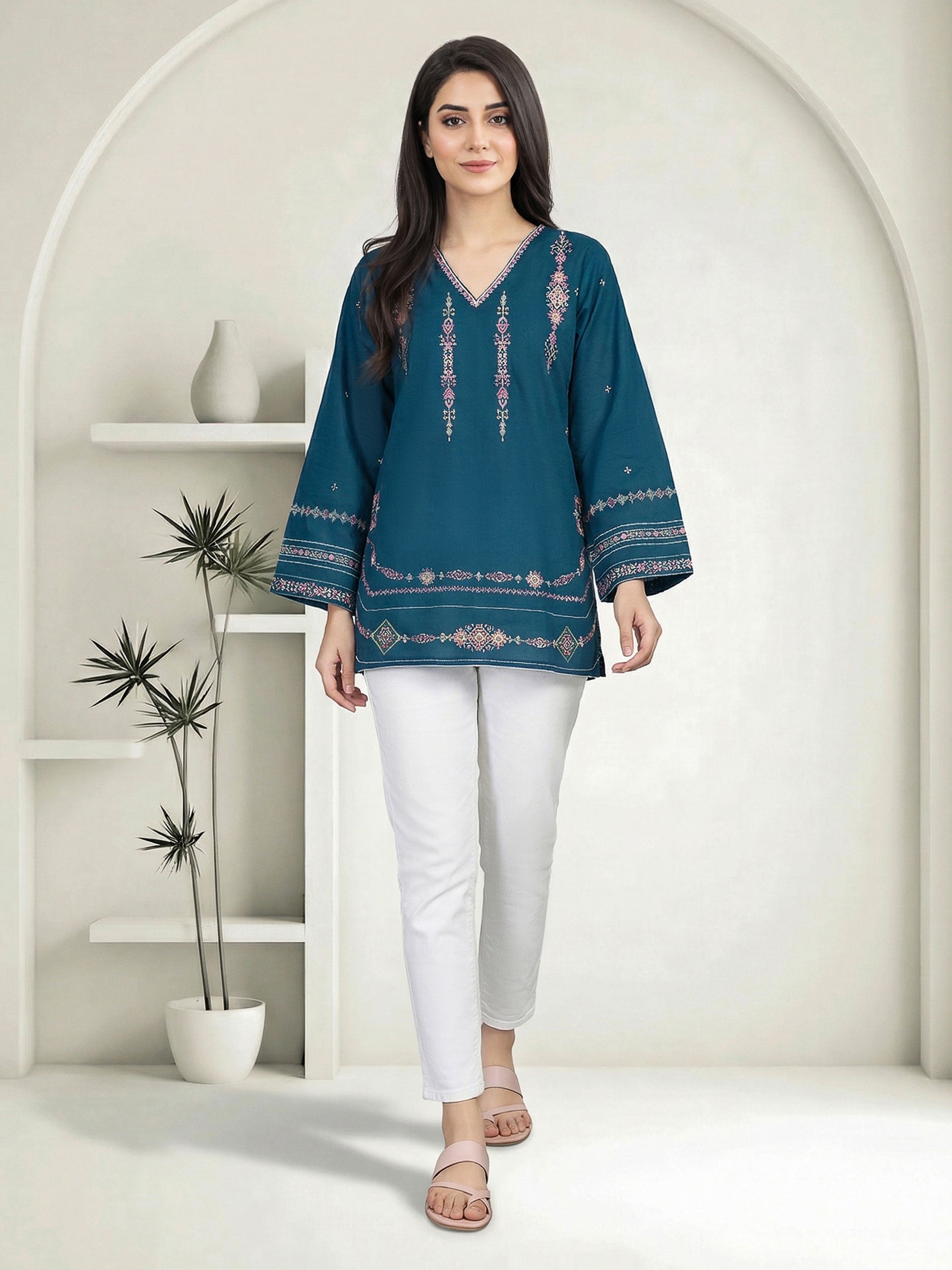 lawn-kurti--embroidered-(pret)
