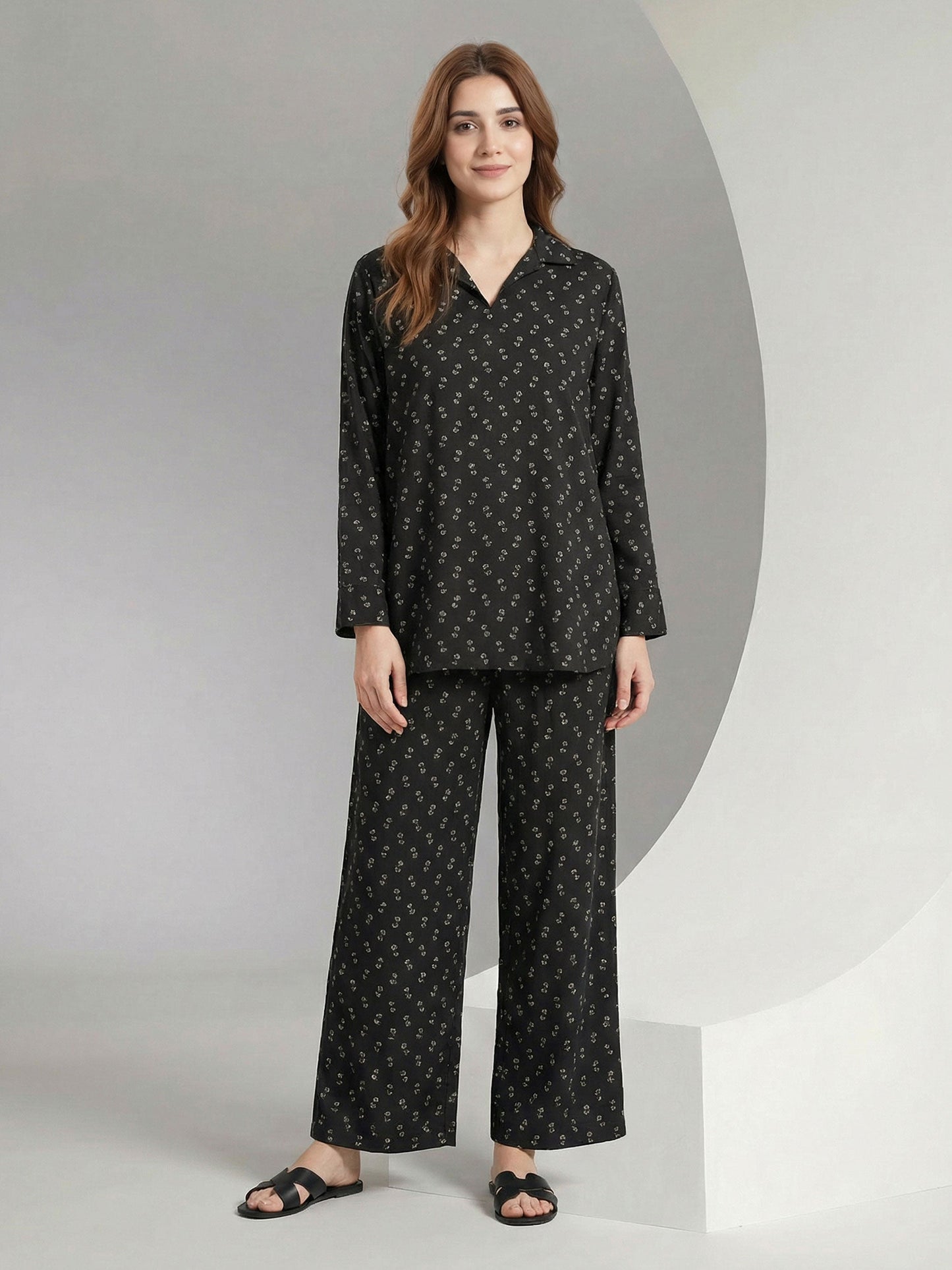 2 Piece Silk Suit (Pret)