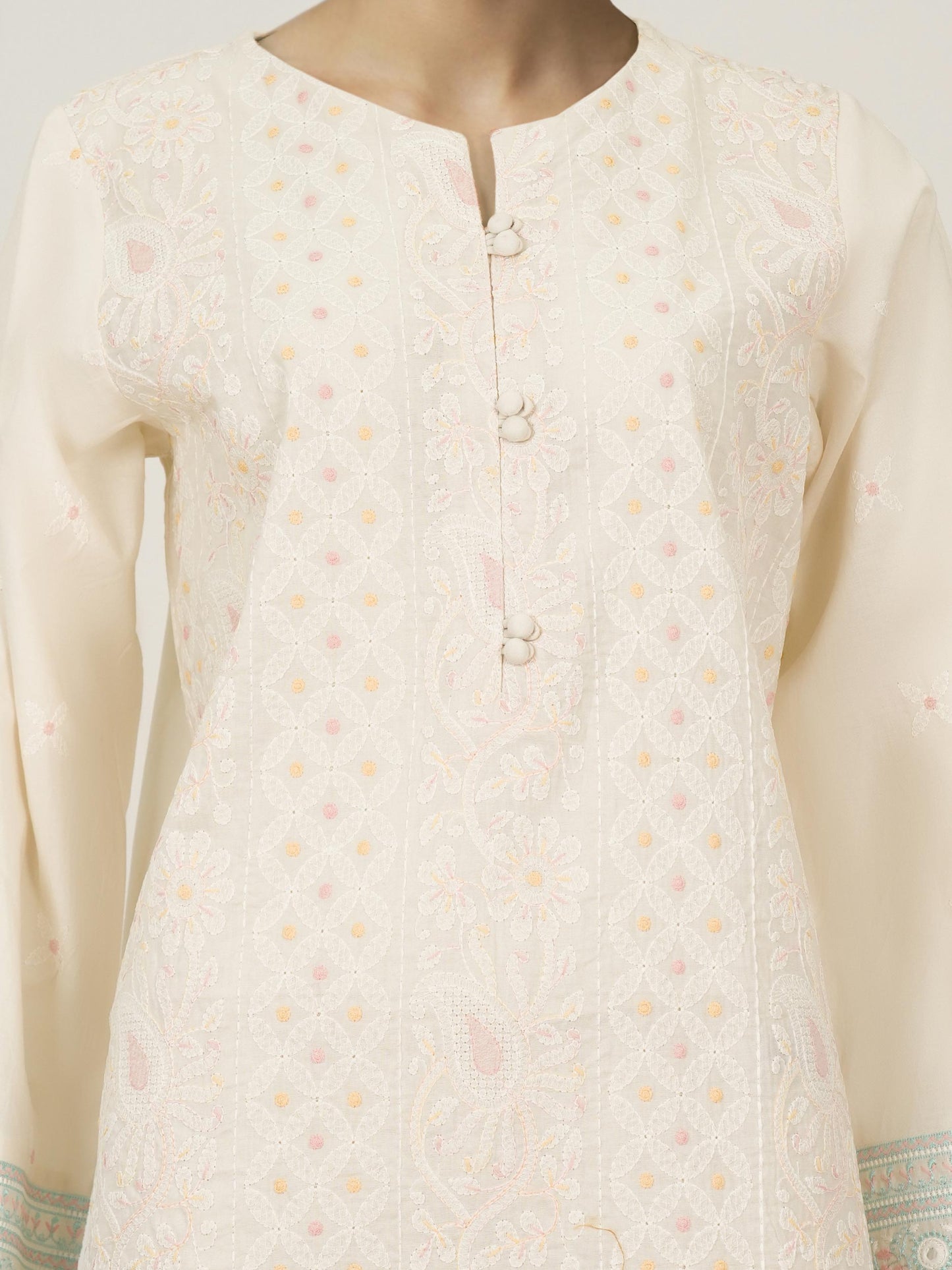 2 Piece Lawn Suit- Embroidered (Pret)