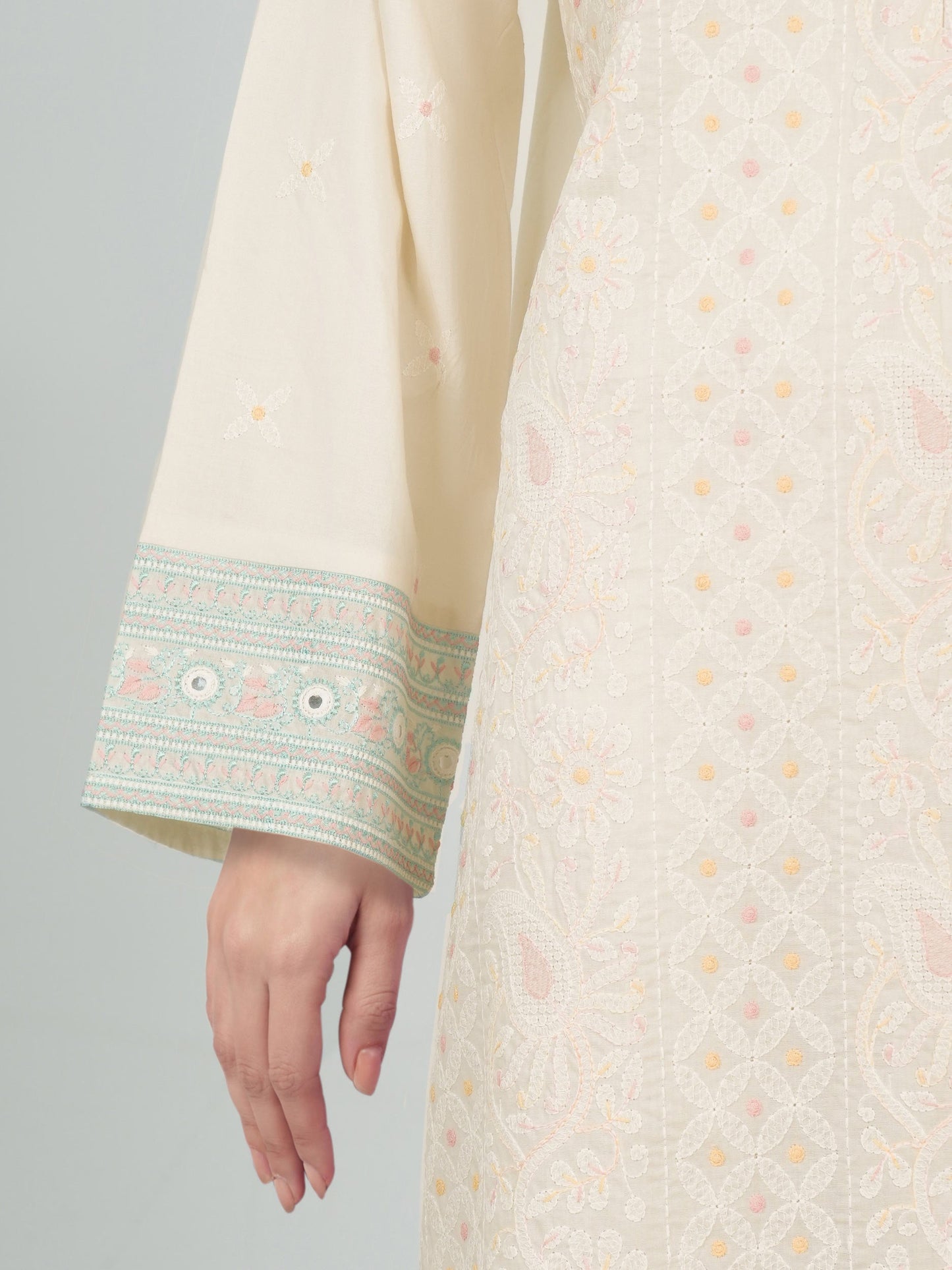 2 Piece Lawn Suit- Embroidered (Pret)