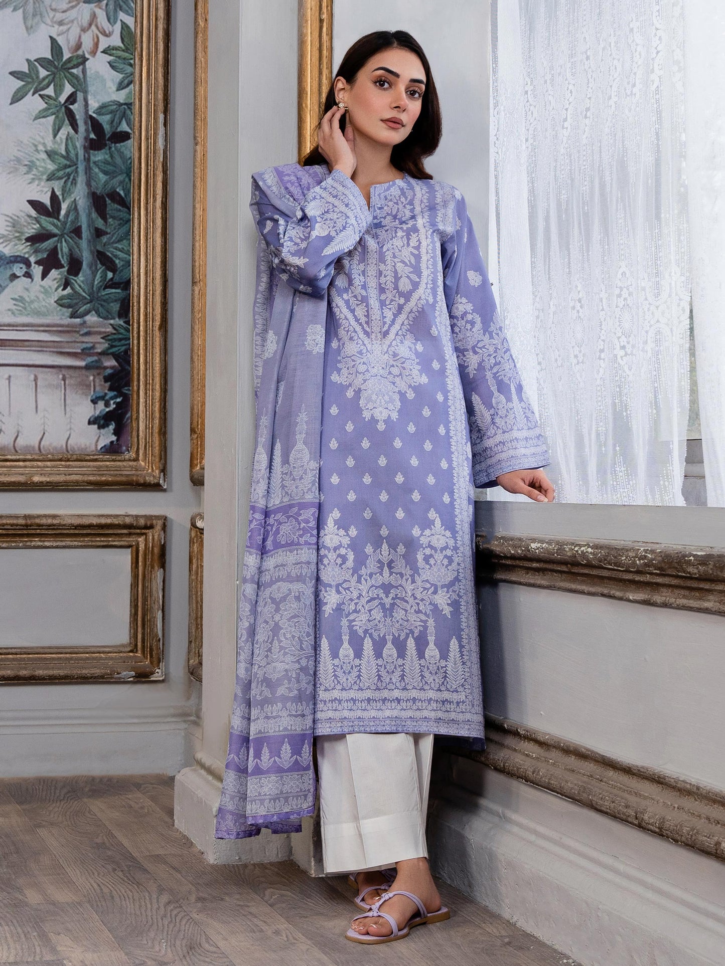 2 Piece Lawn Suit-Paste Print (Pret)