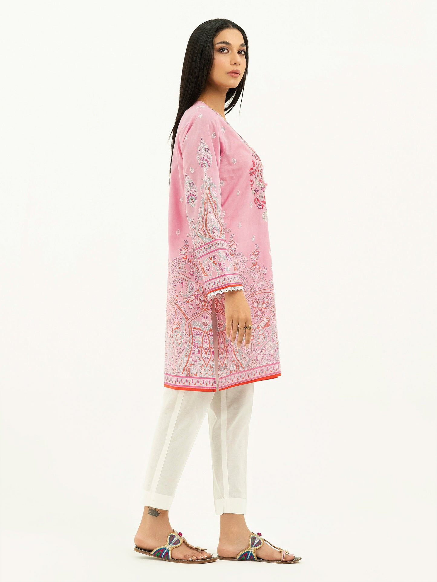 Lawn Kurti-Embroidered (Pret)