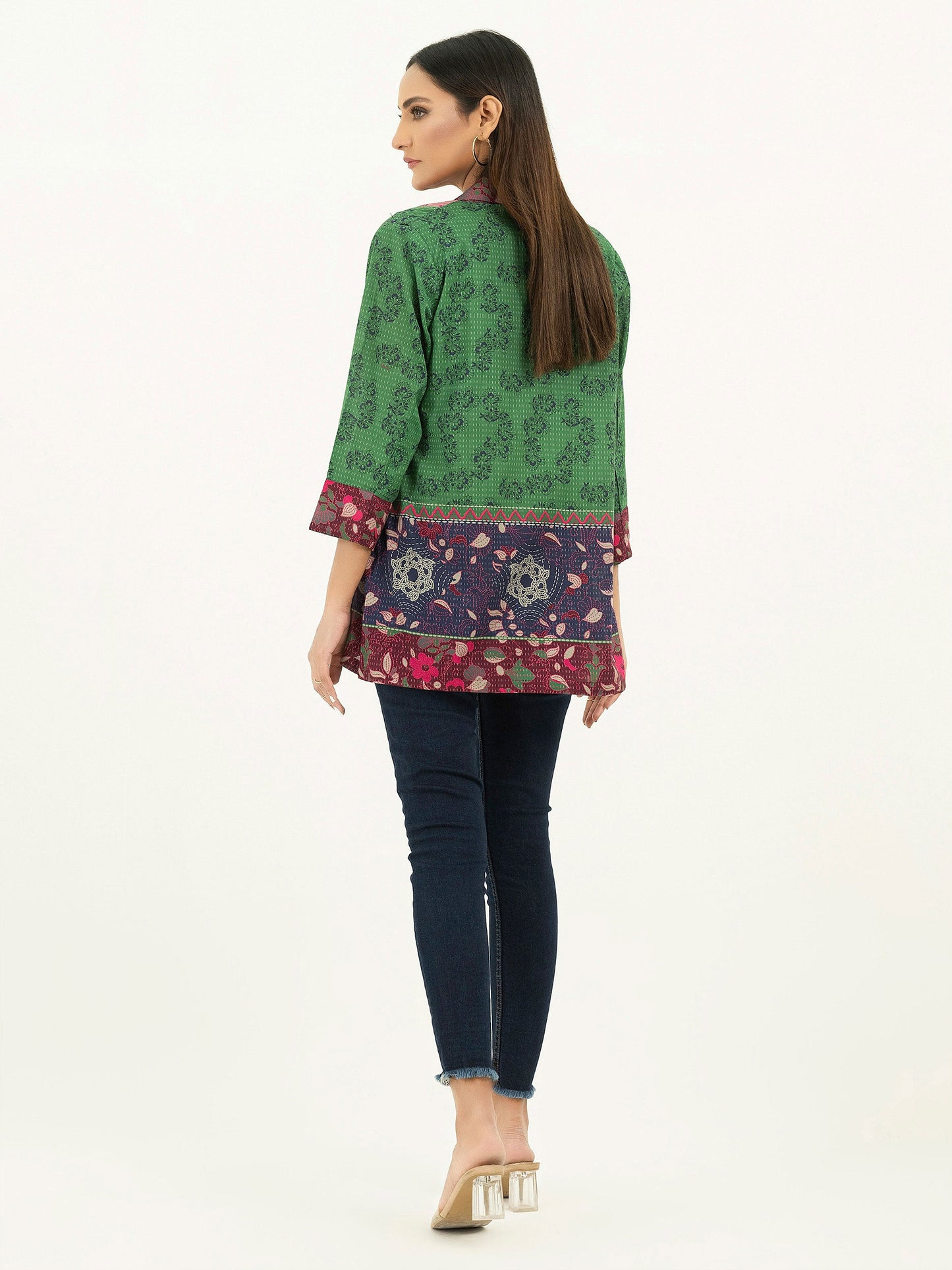 Cambric Kurti-Printed (Pret)