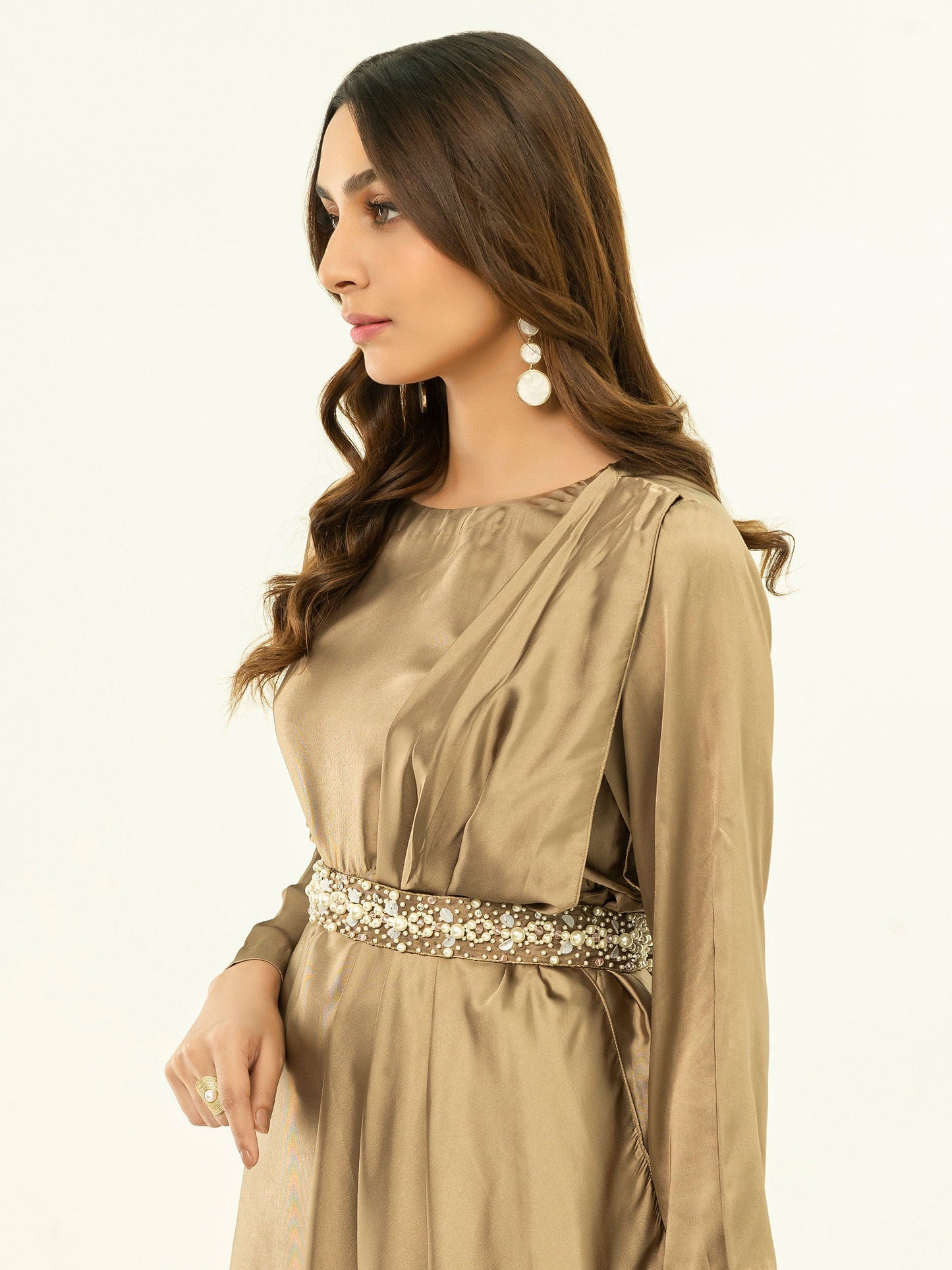 Silk Dress-Pret Embellished (Pret)