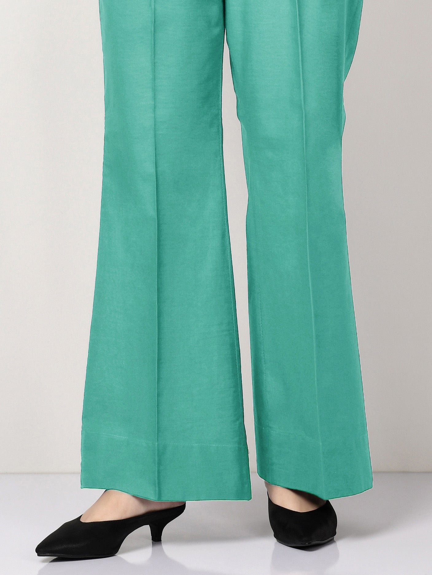 Raw Silk Pants - Ferozi