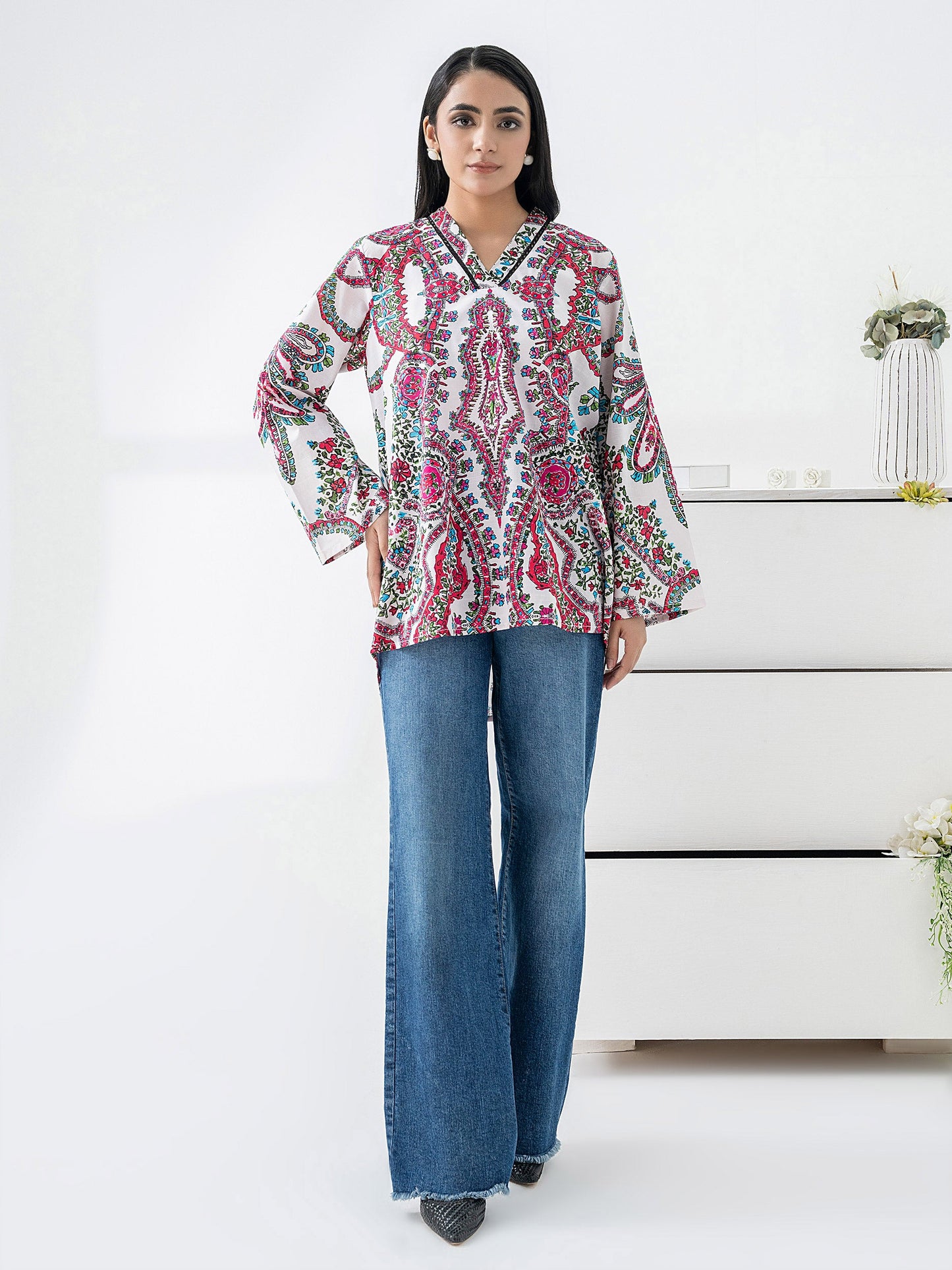 Lawn Kurti-Printed (Pret)