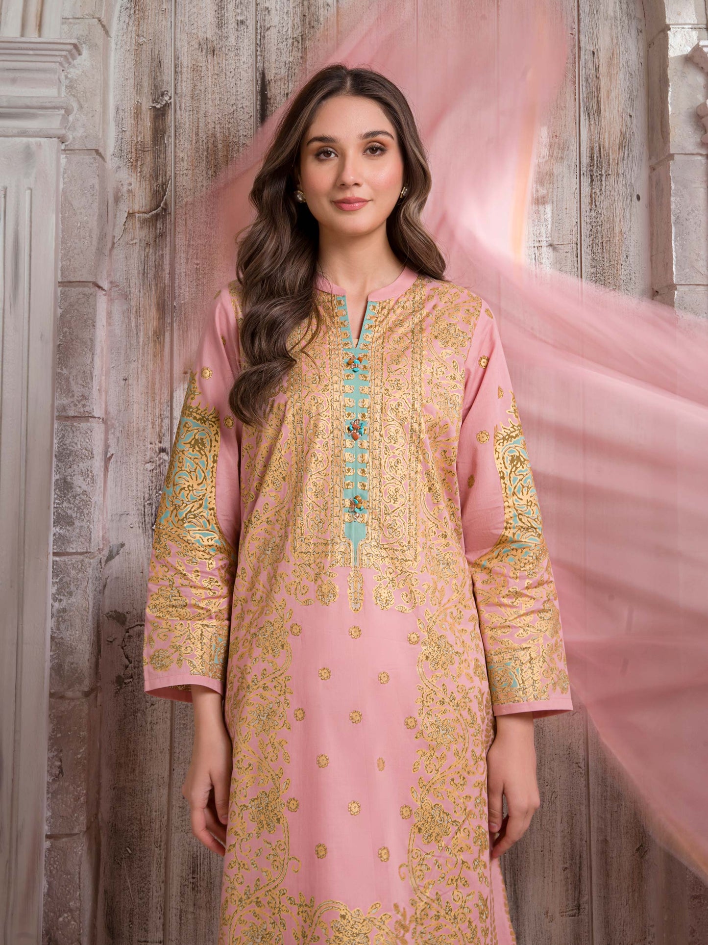 2 Piece Lawn Suit-Paste Print (Pret)