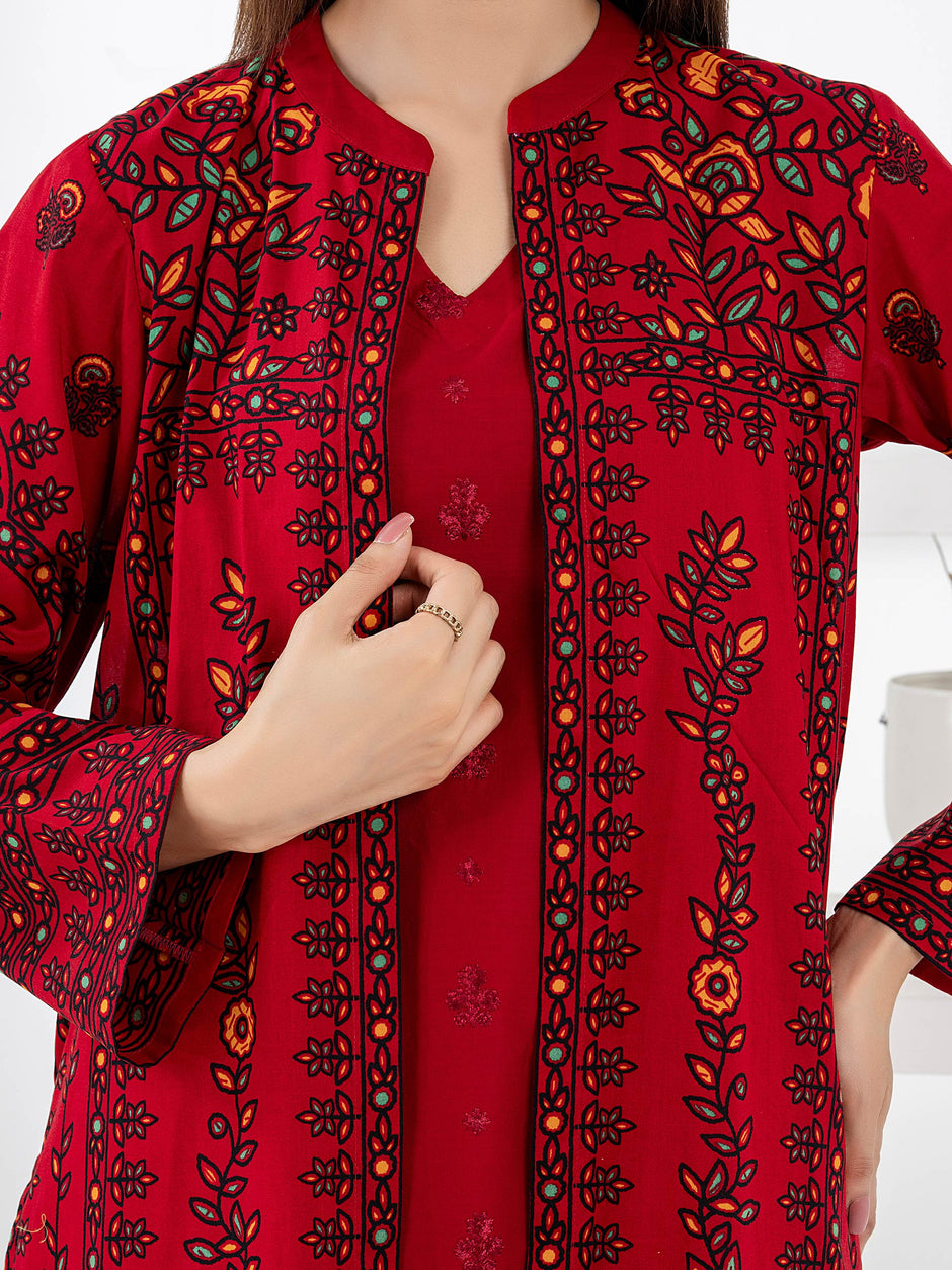 Limelight  3 Piece Lawn Suit-Embroidered (Pret) | P8175su-07 main image 1