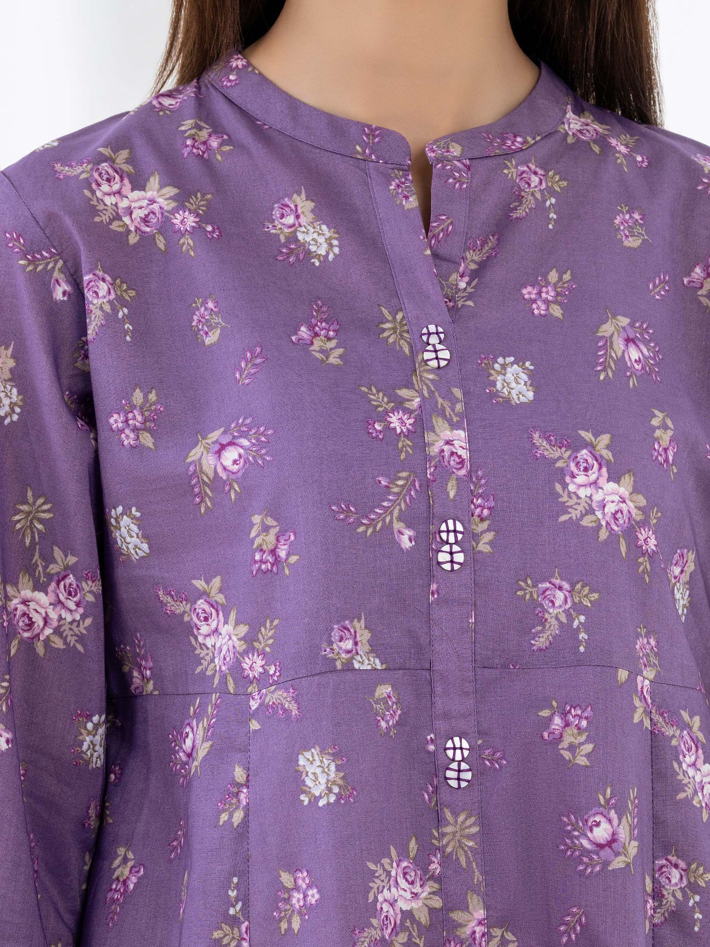 Lawn Shirt-Embroidered (Pret)