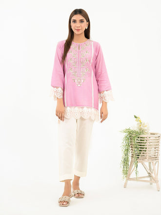 lawn-kurti-embroidered(pret)