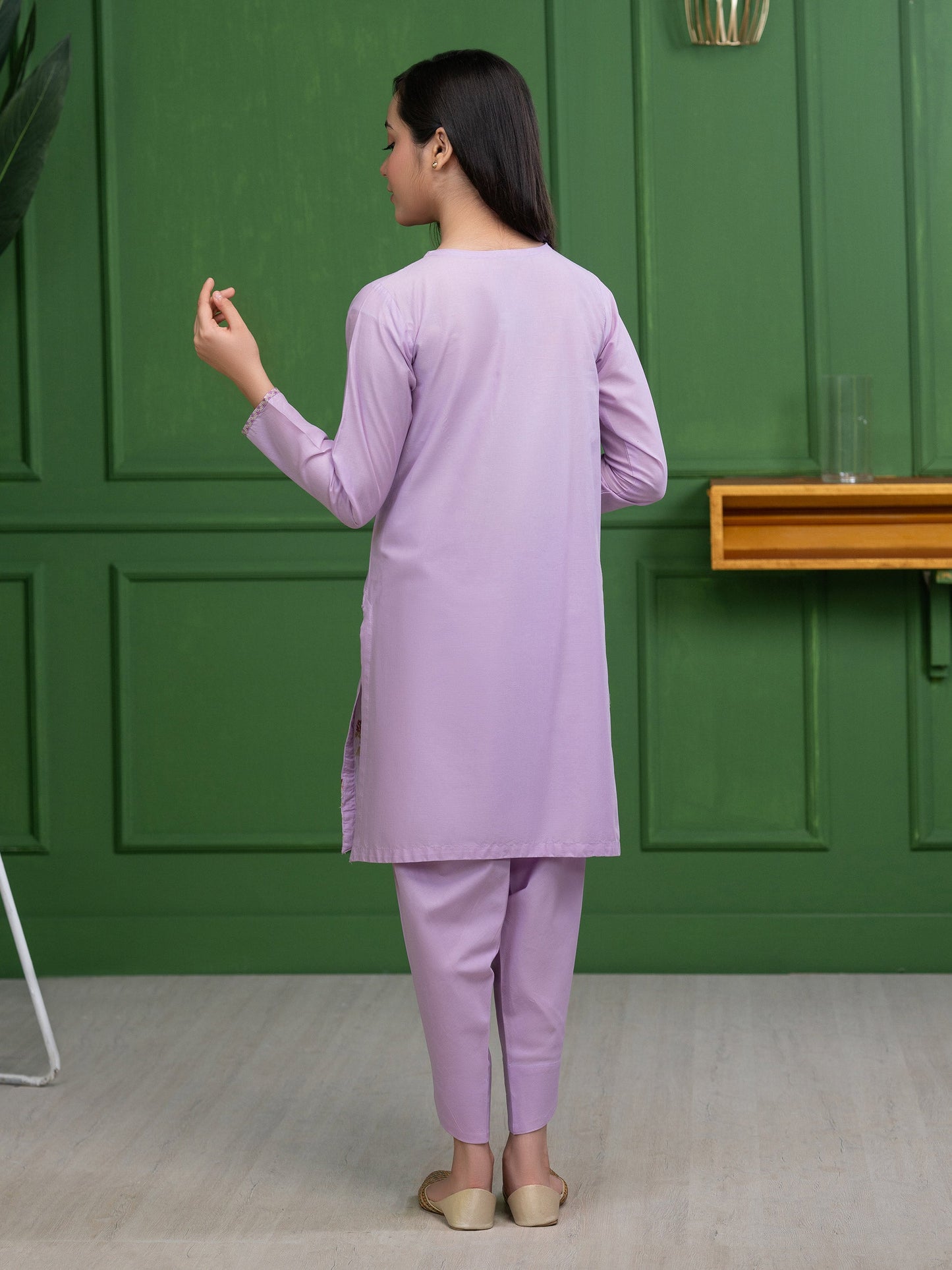 2 Piece Lawn Suit-Embroidered