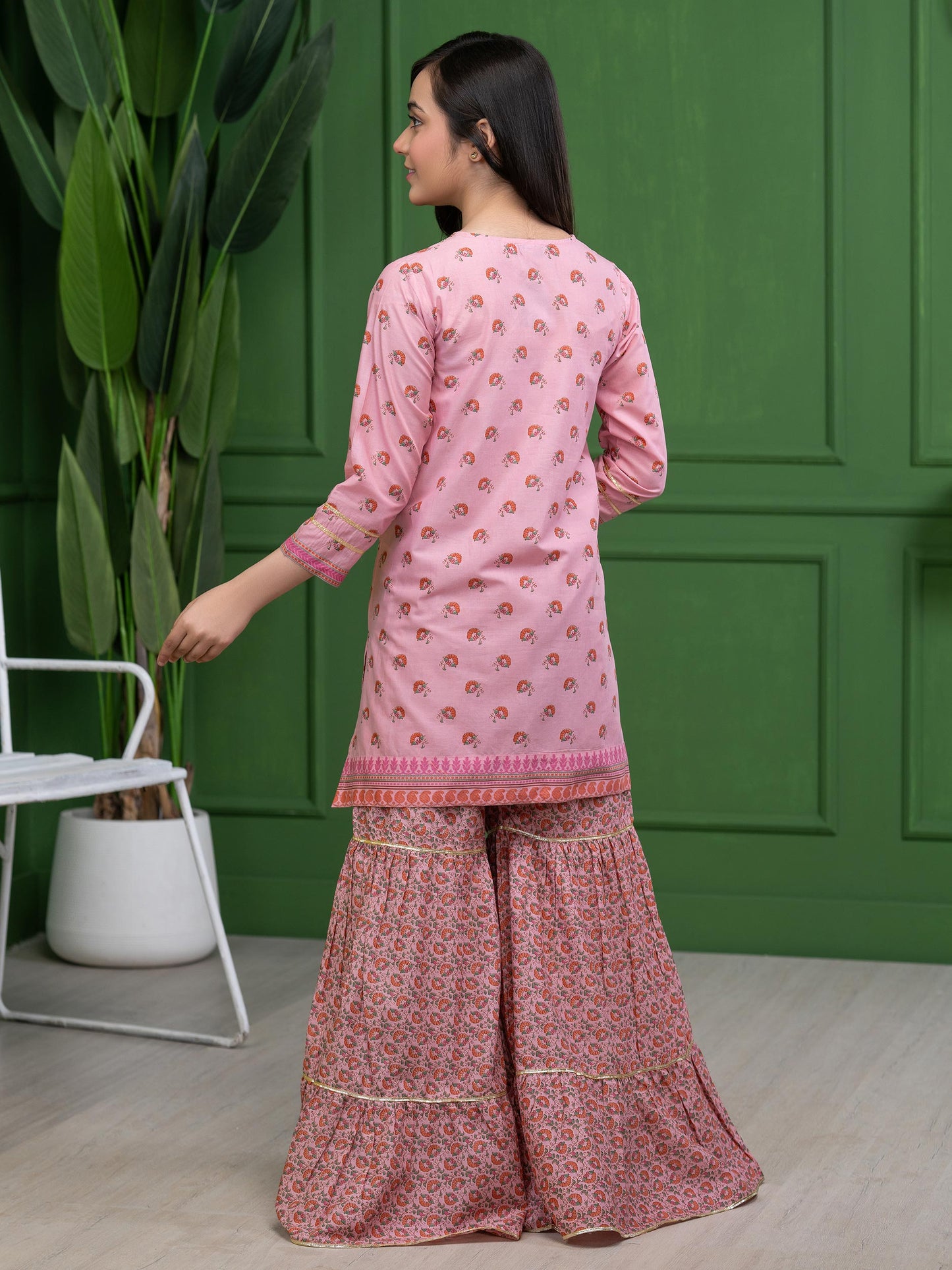 2 Piece Lawn Suit-Embroidered