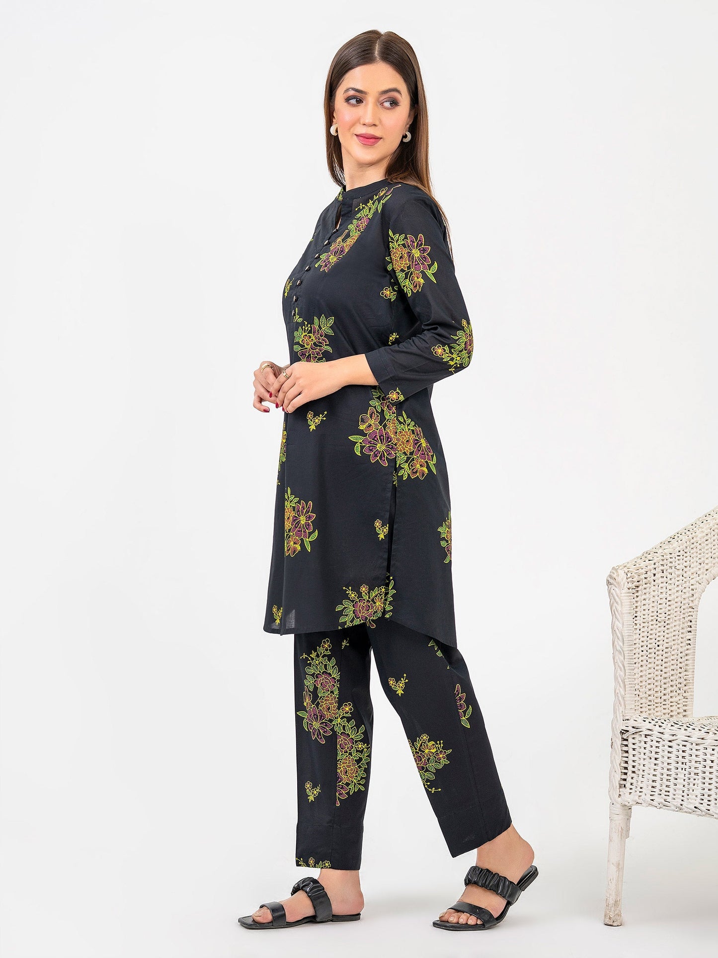 2 Piece Lawn Suit-Paste Print (Pret)