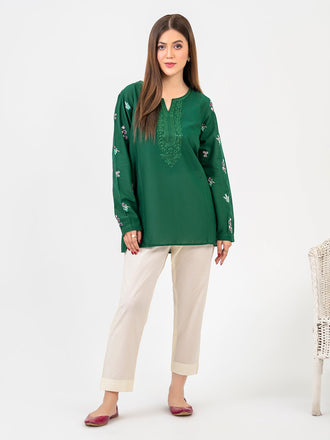 khaddar-kurti-embroidered(pret)