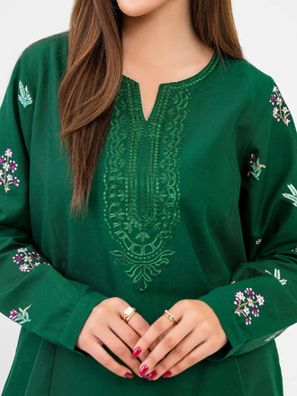 khaddar-kurti-embroidered(pret)