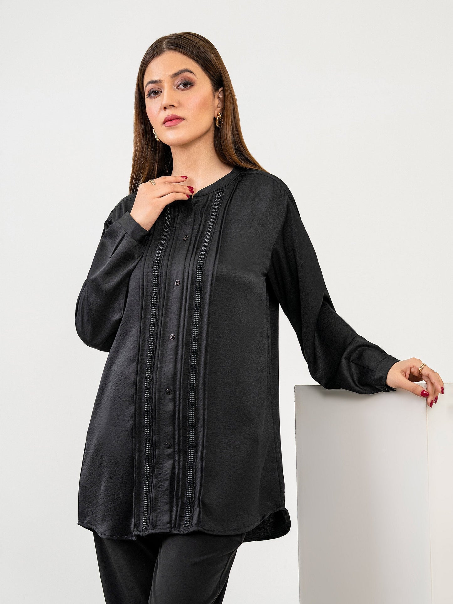 Viscose Top-Embellished