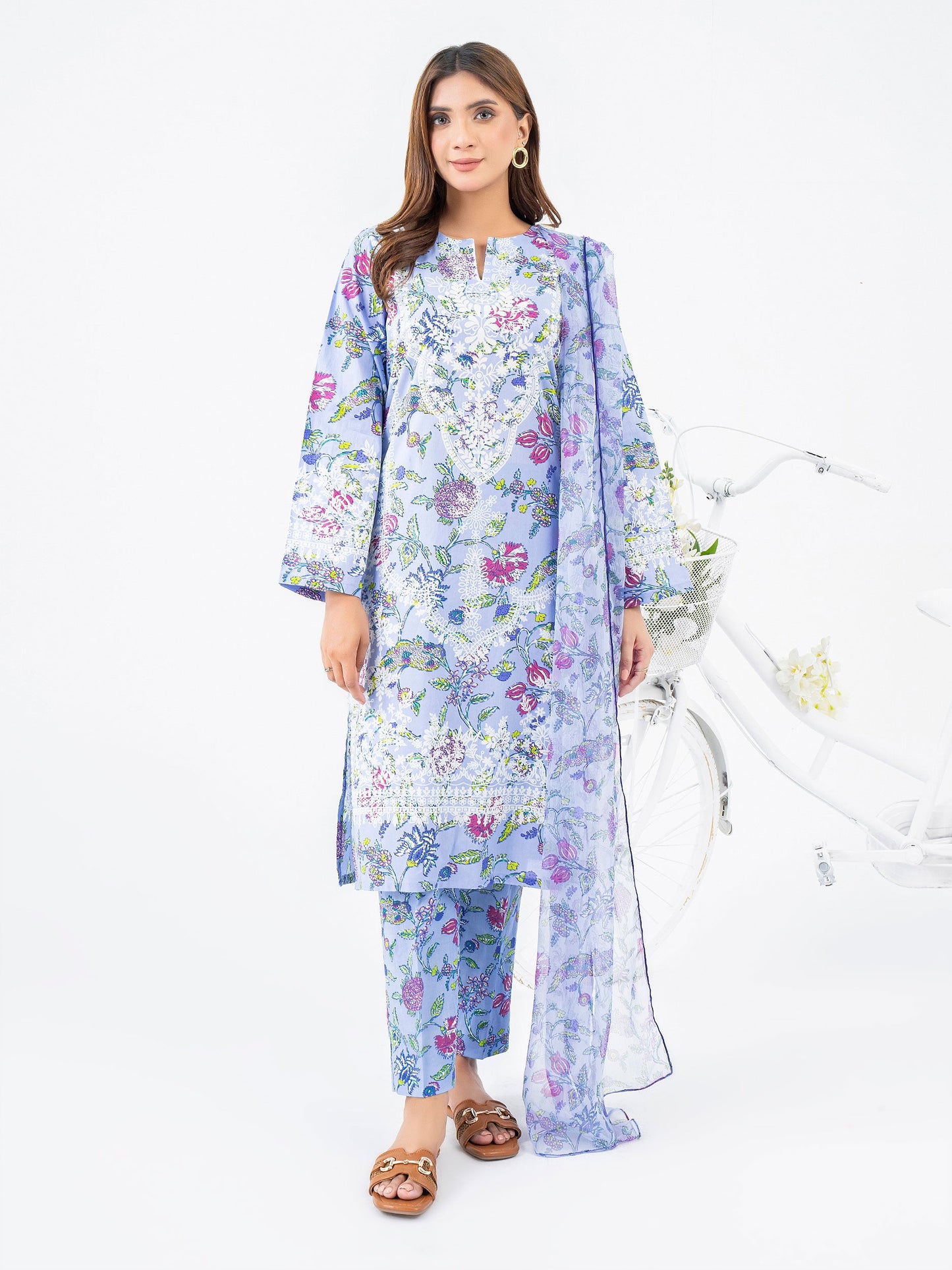 3 Piece Lawn Suit-Printed (Pret)