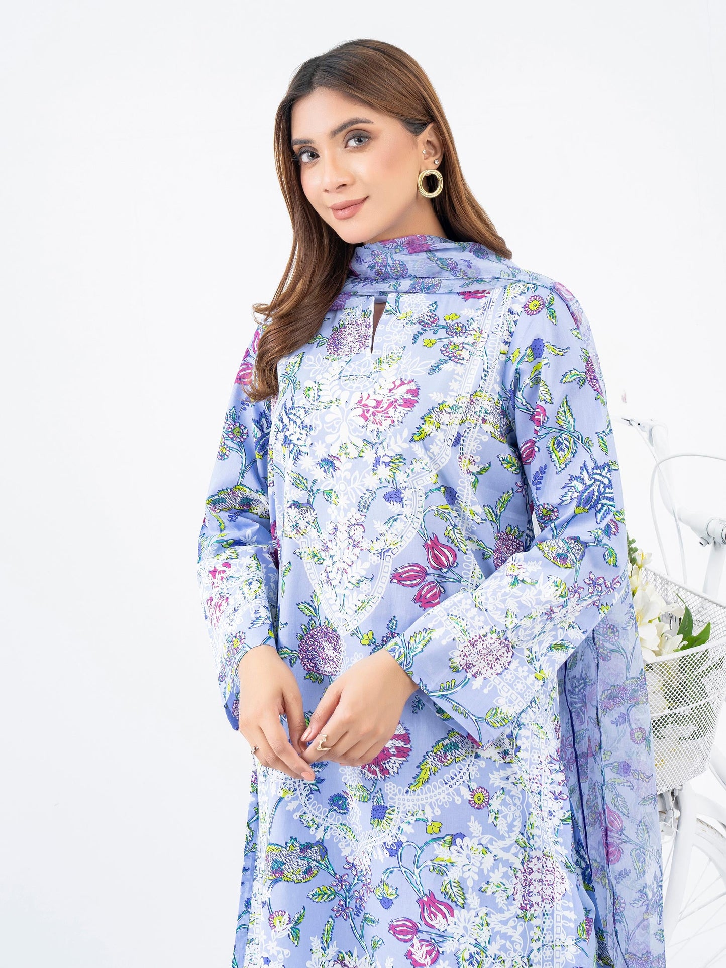 3 Piece Lawn Suit-Printed (Pret)