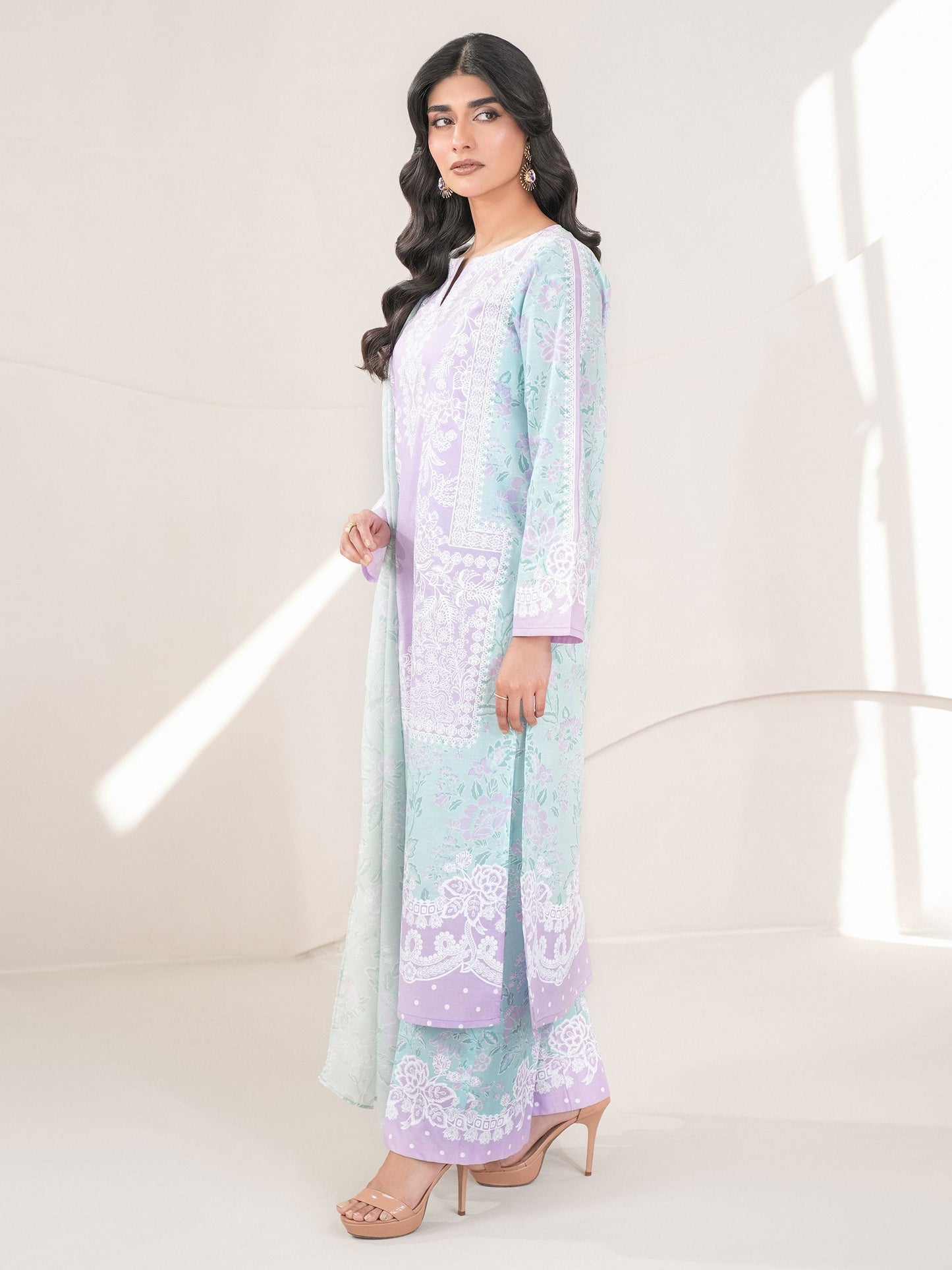 3 Piece Lawn Suit-Printed (Unstitched)