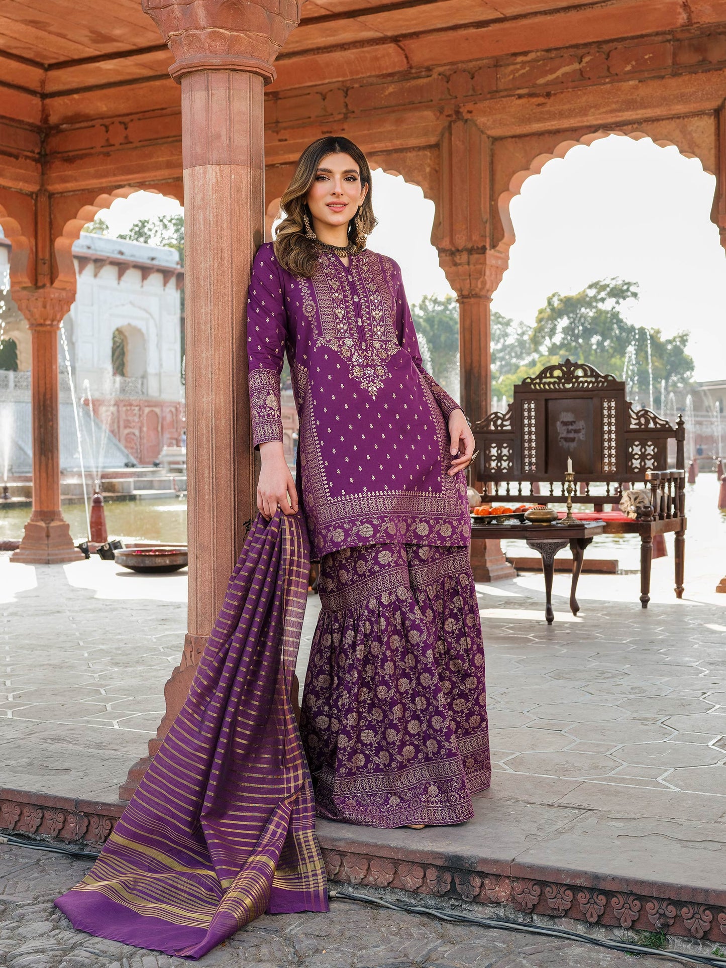 3 Piece Lawn Suit-Embellished (Pret)