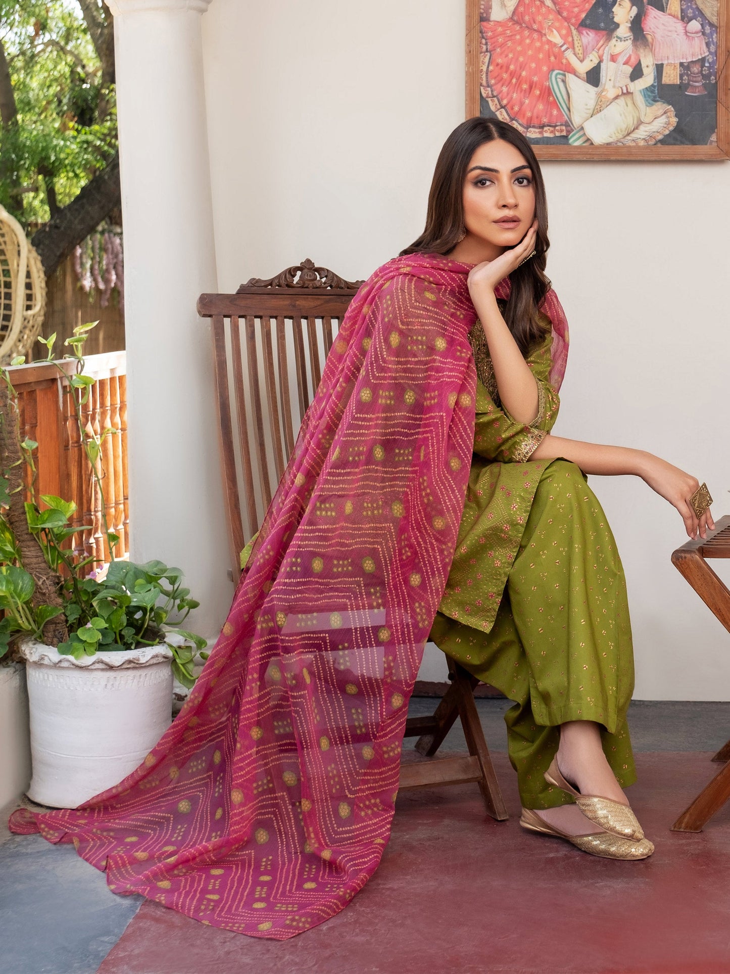 3 Piece Lawn Suit-Embroidered (Pret)