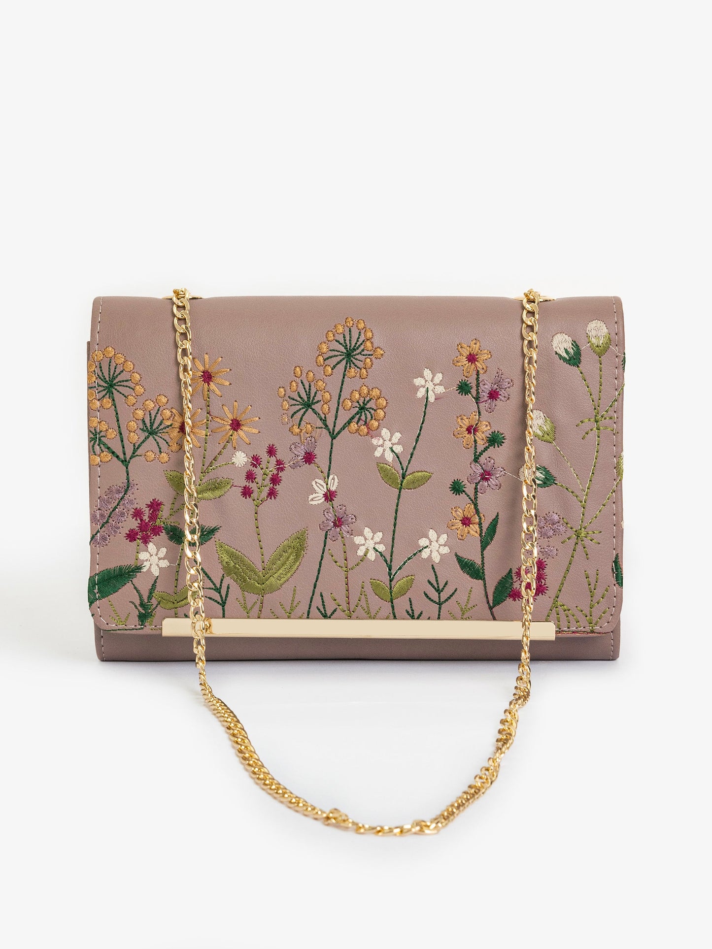 Embroidered Clutch