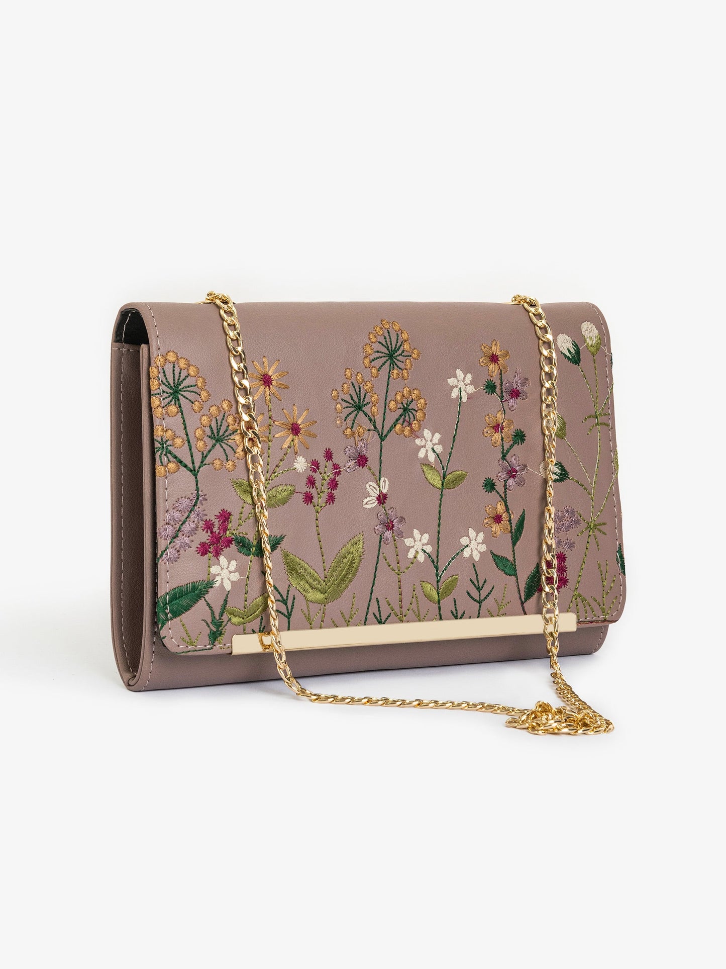 Embroidered Clutch