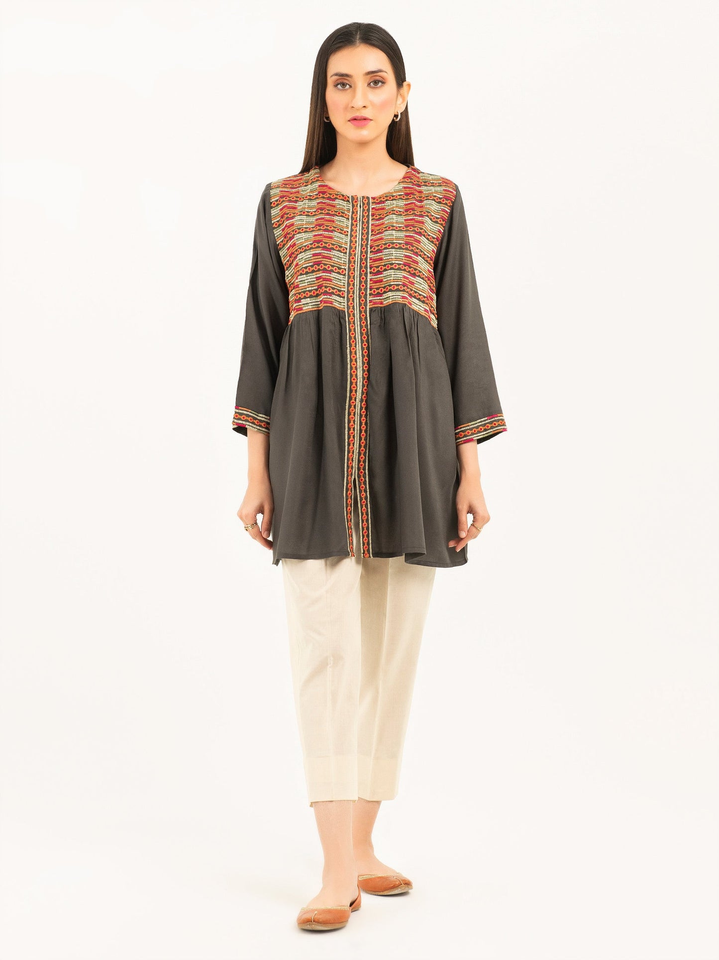 Lawn Kurti-Embroidered (Pret)