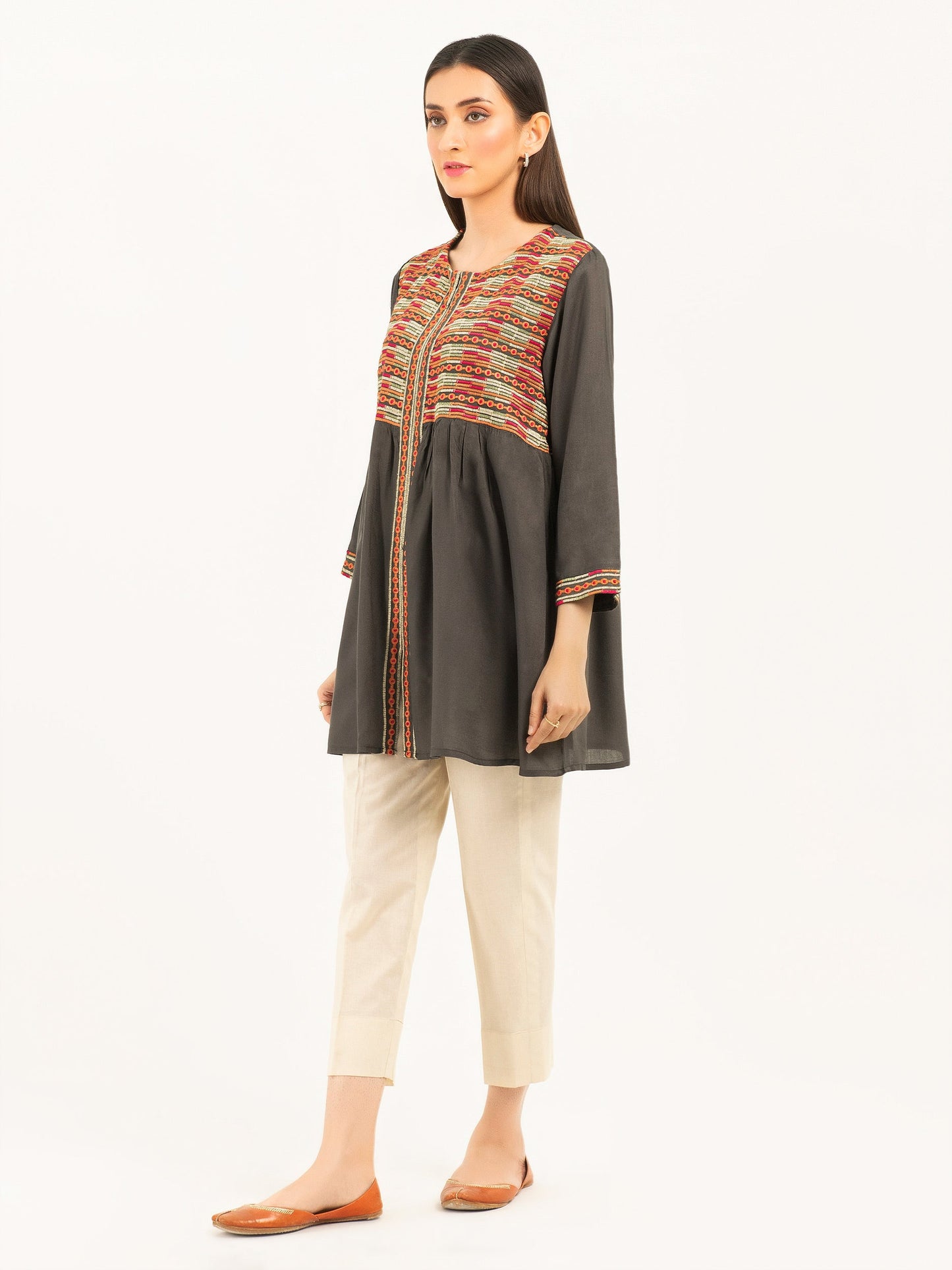 Lawn Kurti-Embroidered (Pret)