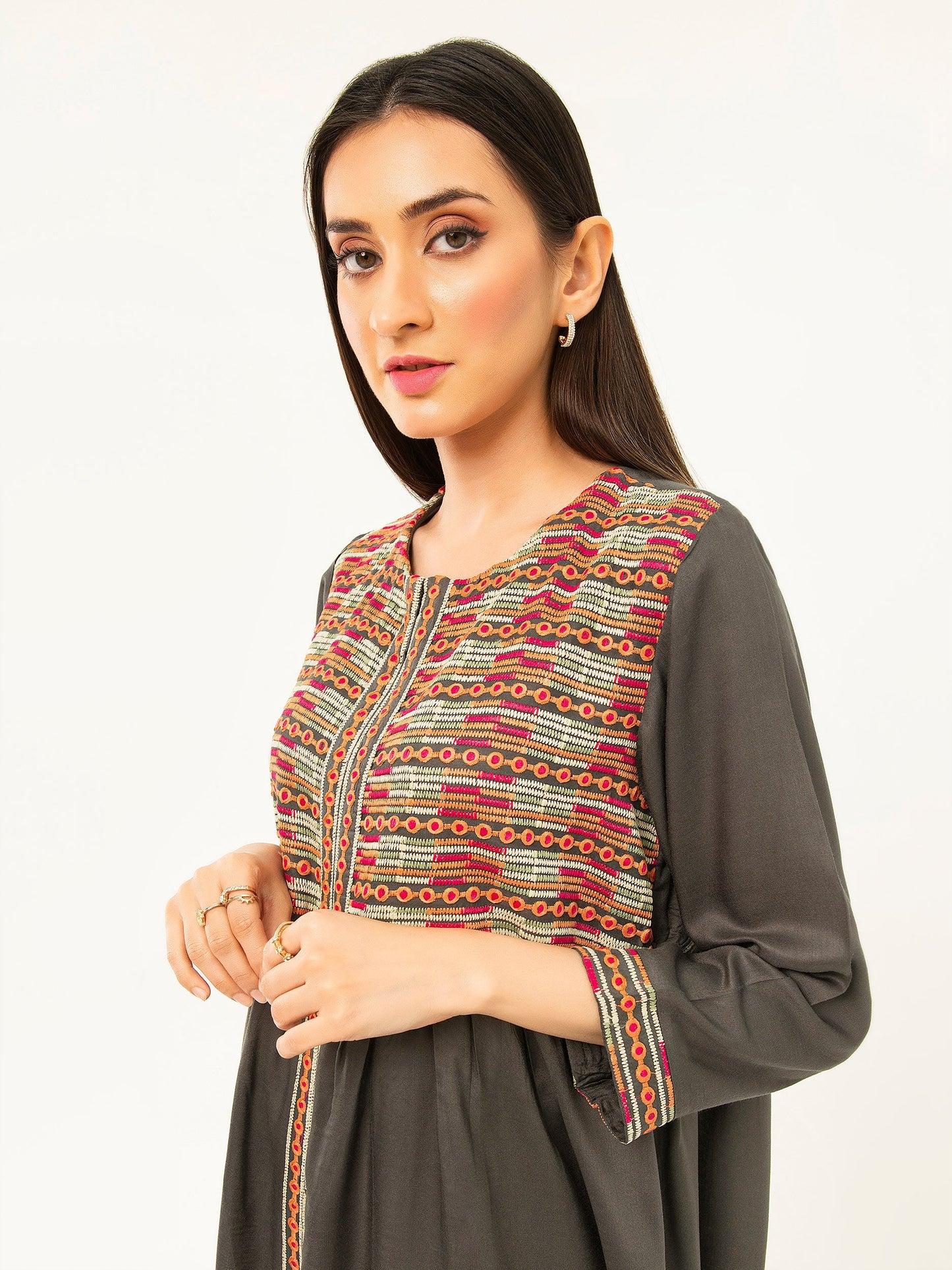 Lawn Kurti-Embroidered (Pret)