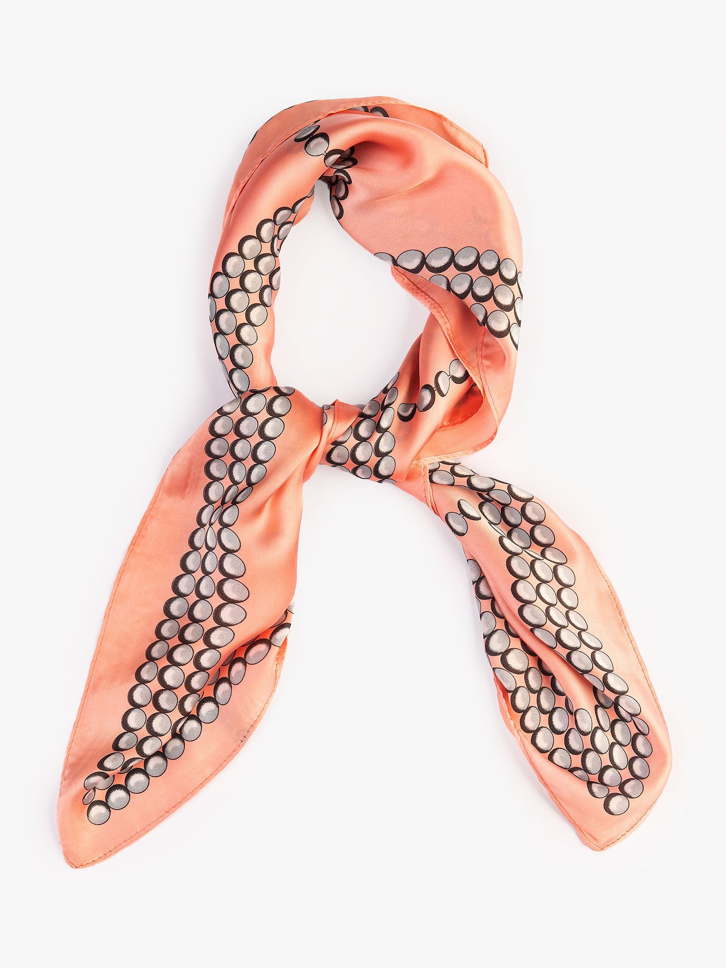 Printed Silk Mini Scarf