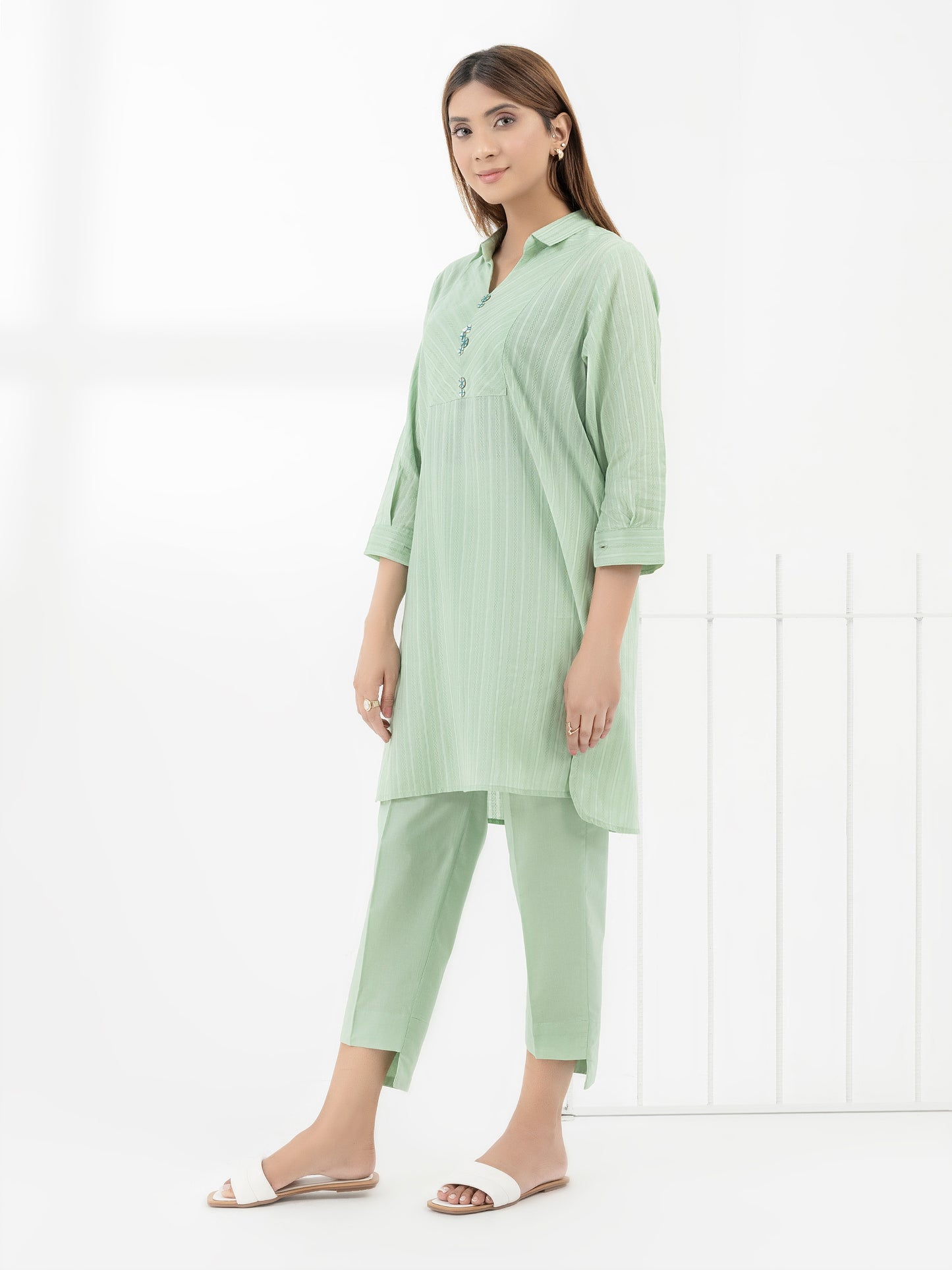 2 Piece Lawn Suit-Dyed (Pret)