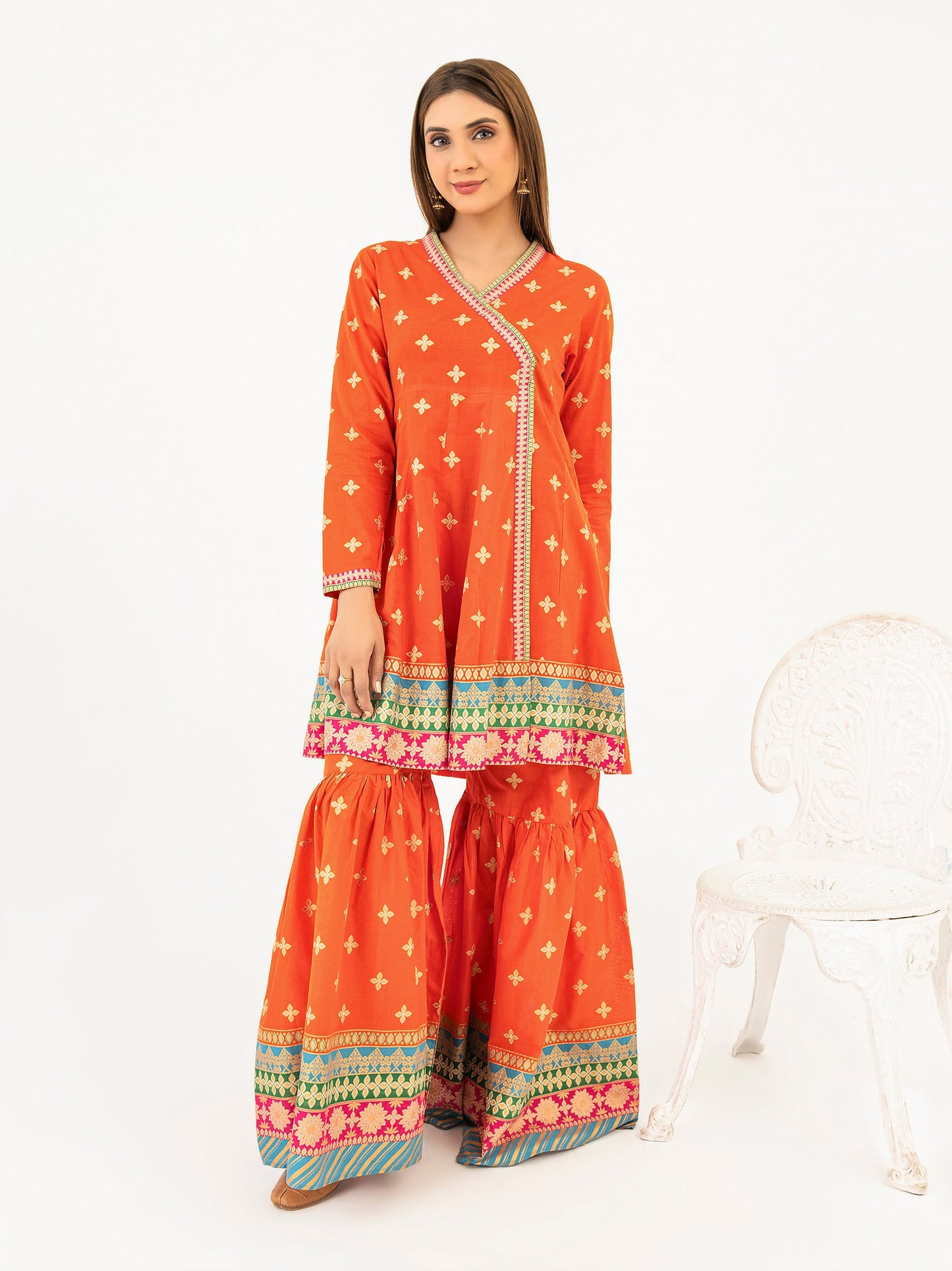 2 Piece Lawn Suit-Paste Print (Pret)