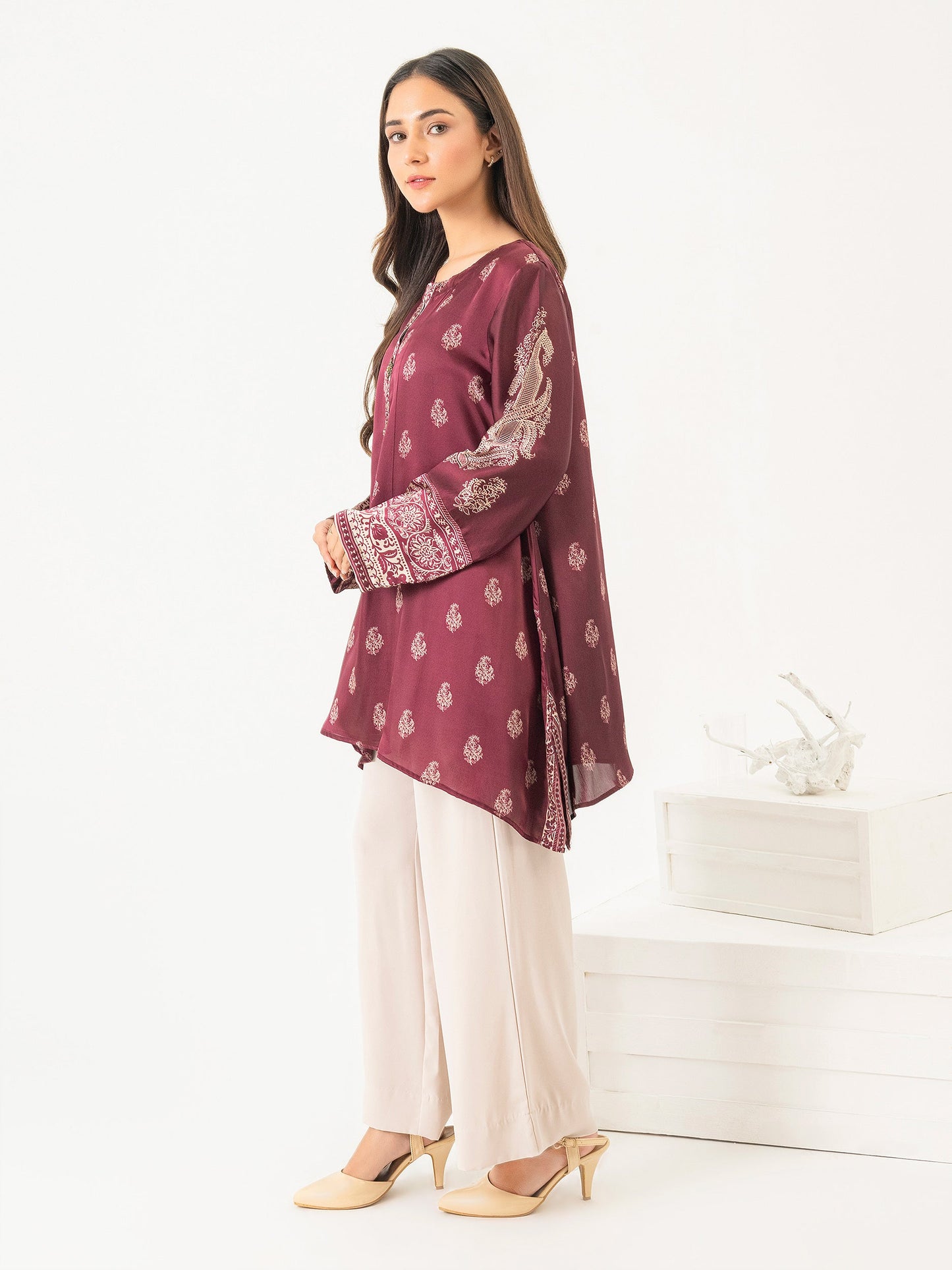 Silk Kurti-Printed (Pret)