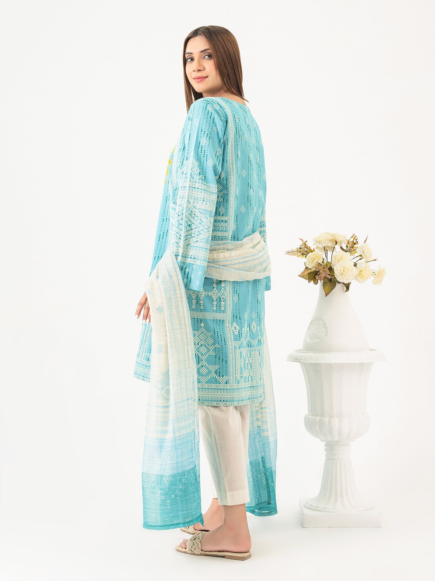 2 Piece Lawn Suit-Embroidered (Pret)