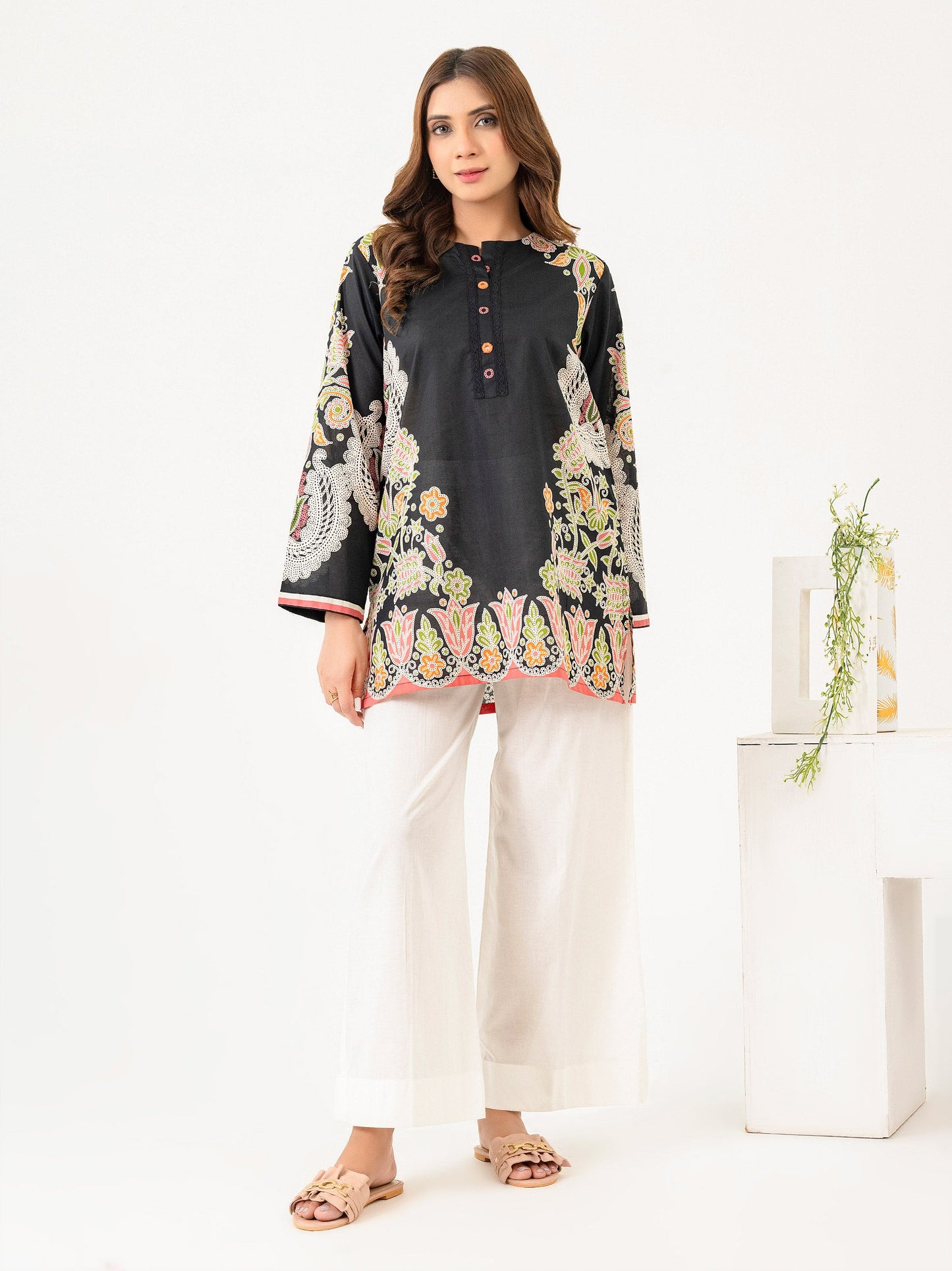 Lawn Kurti-Printed