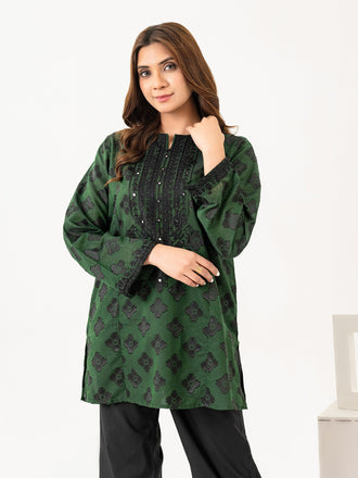 jacquard-kurti-embroidered