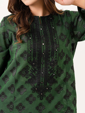 jacquard-kurti-embroidered