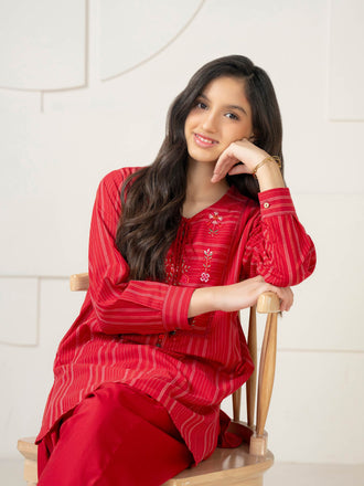 2-piece-yarn-dyed-suit-embroidered
