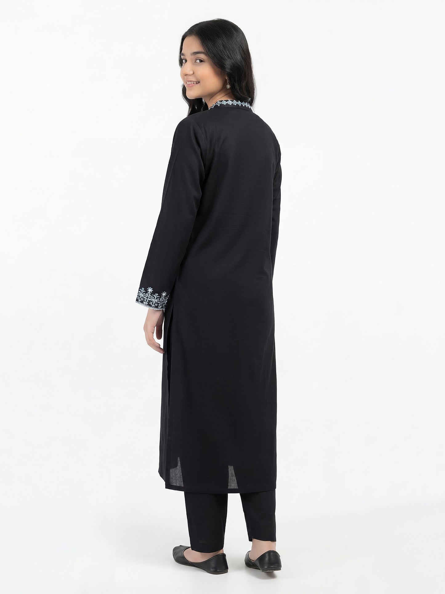 2 Piece Cambric Suit- Embroidered (Pret)