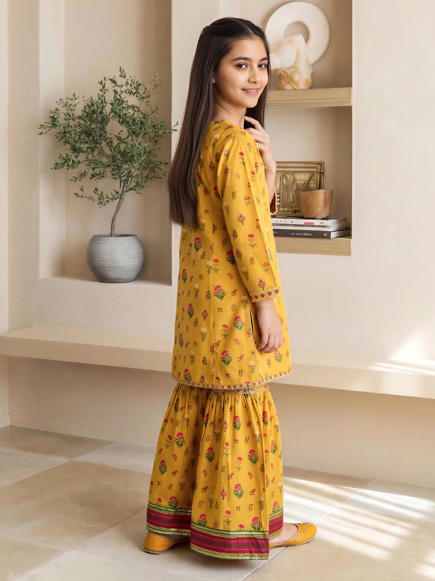 2 Piece Lawn Suit- Embroidered (Pret)