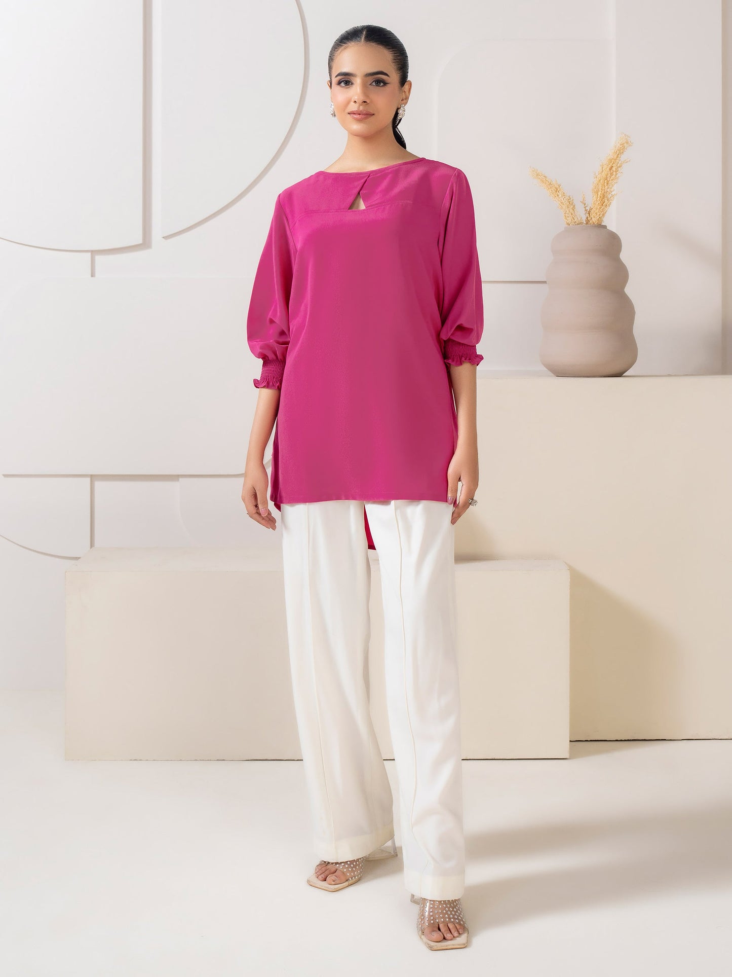 Dyed Silk Top